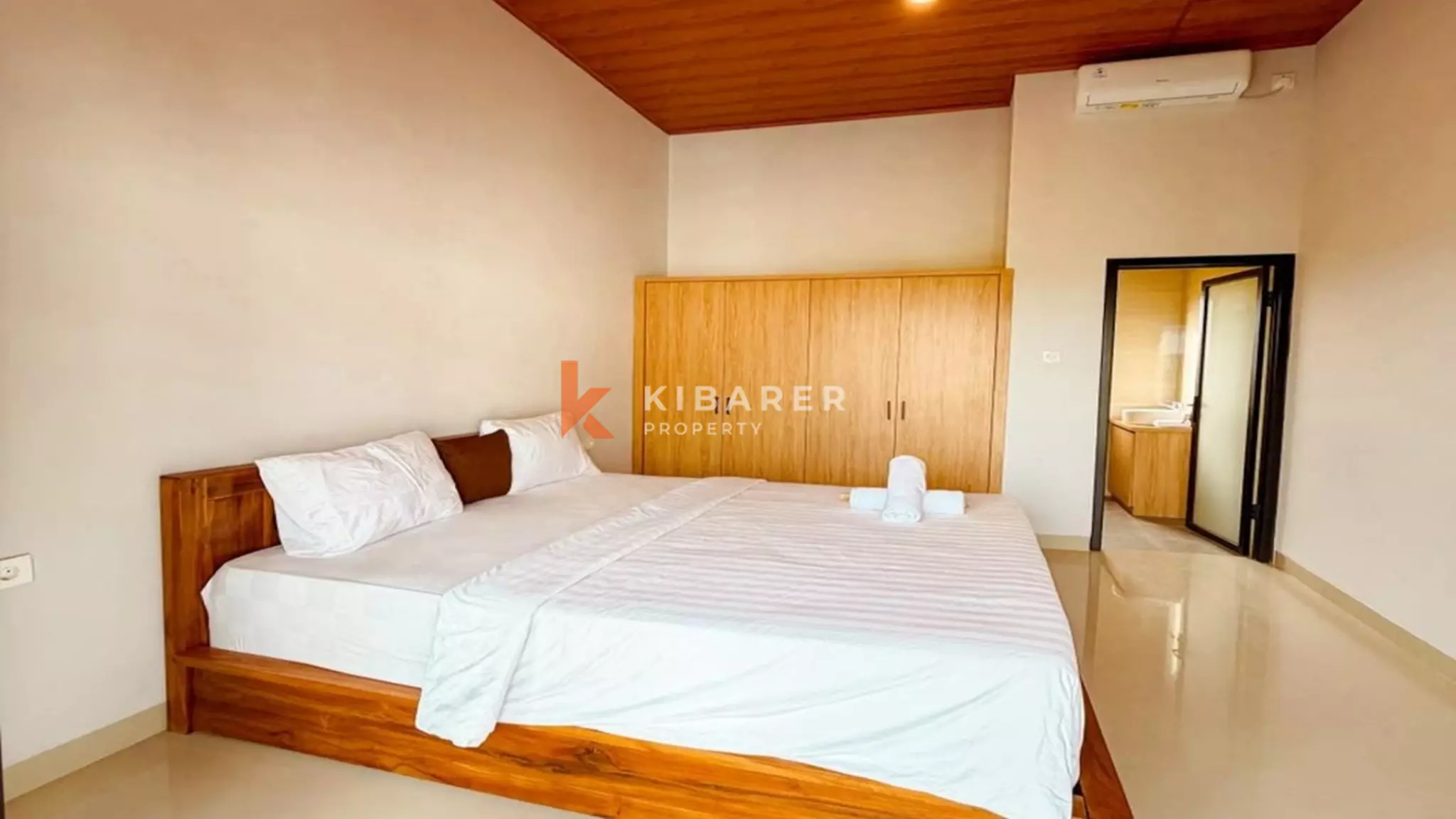 Inviting Two-Bedroom Semi Furnished Villa with Enclosed Living in Mengwi