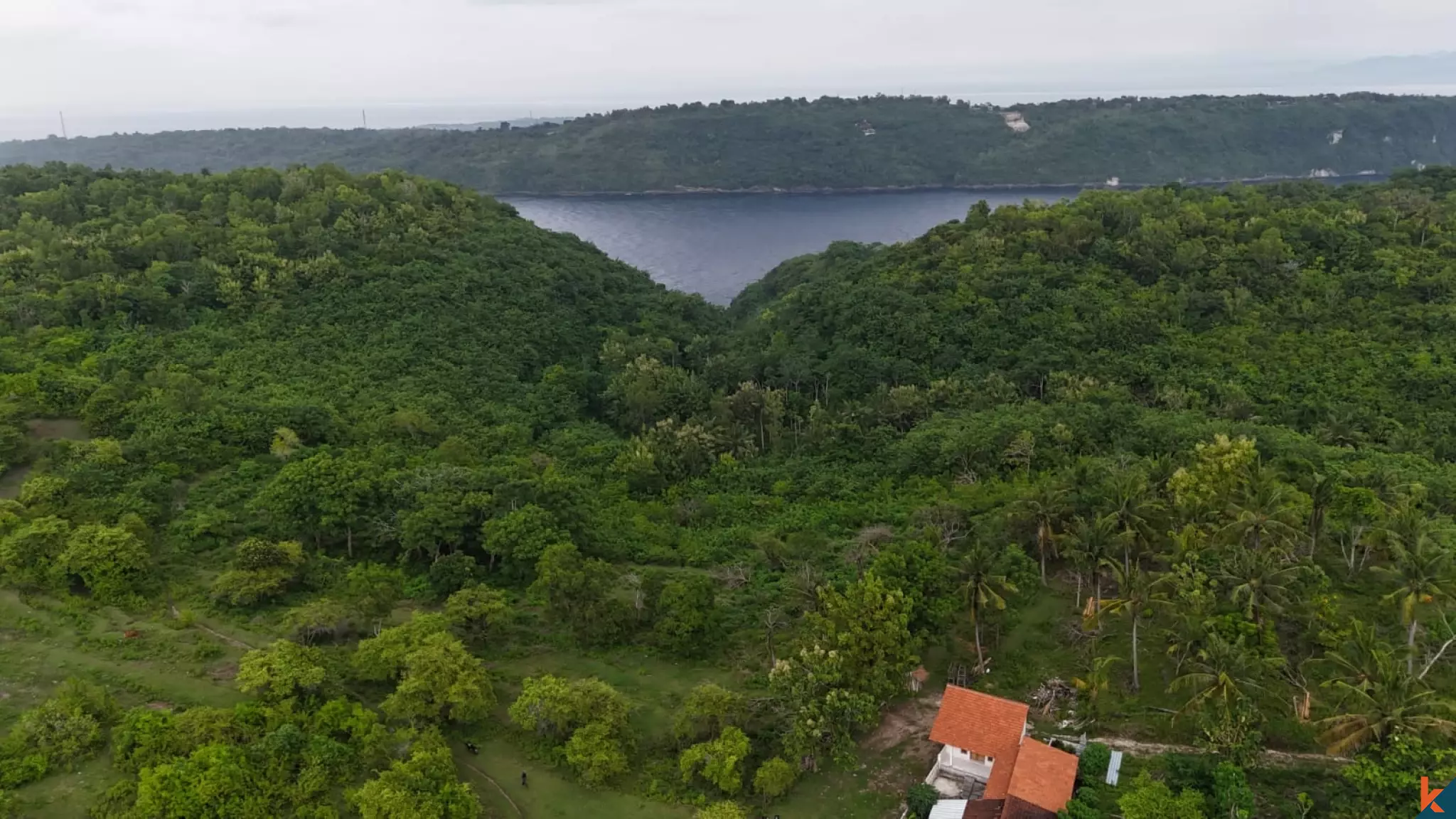 Terrain de 200 ares avec vue sur l'océan à Nusa Penida
