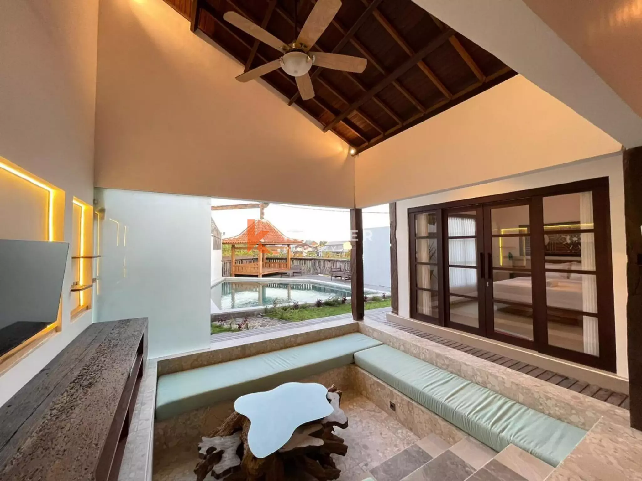 Nature Inspired Three Bedroom Villa with Open Living in Tabanan