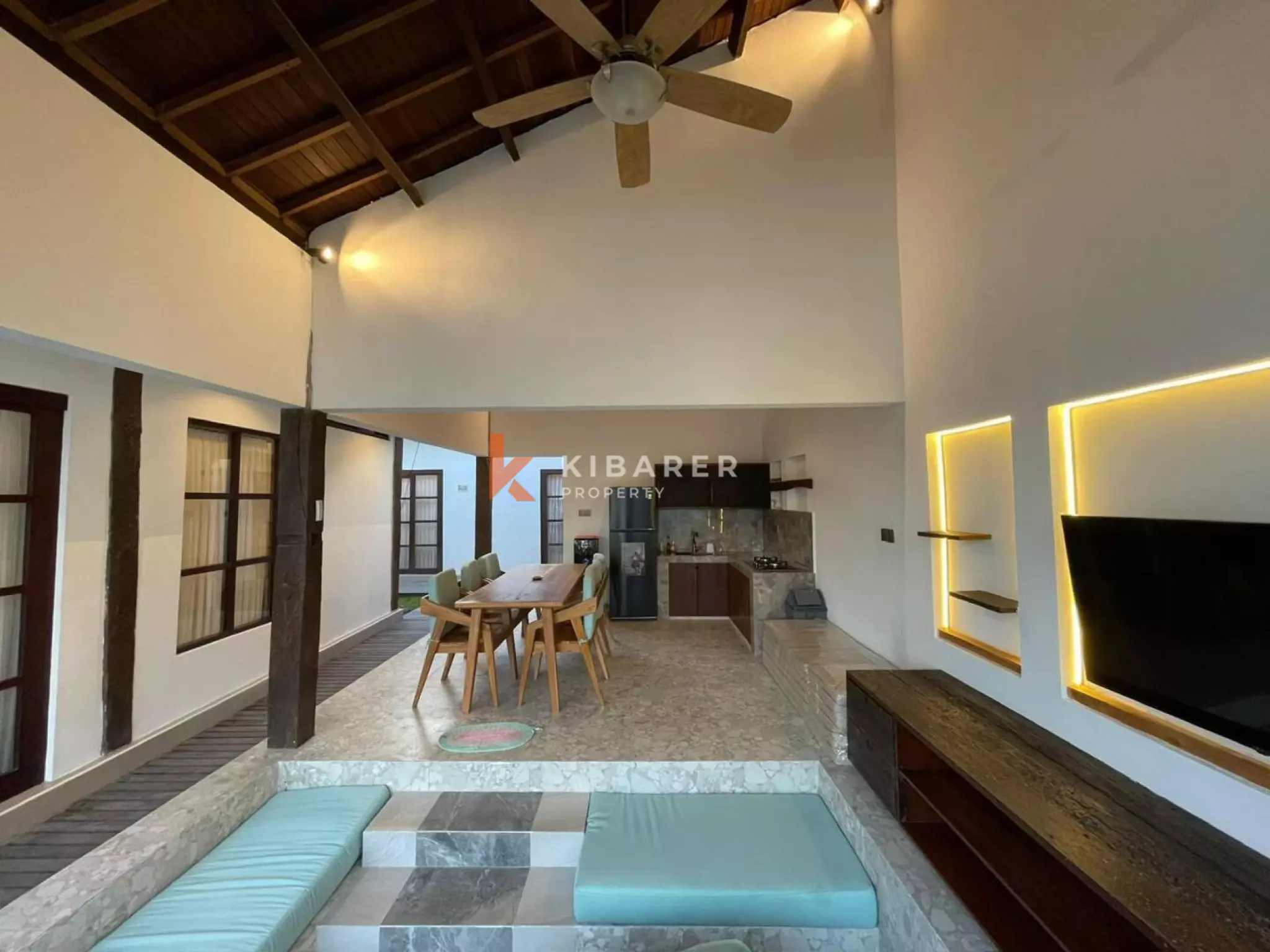 Nature Inspired Three Bedroom Villa with Open Living in Tabanan