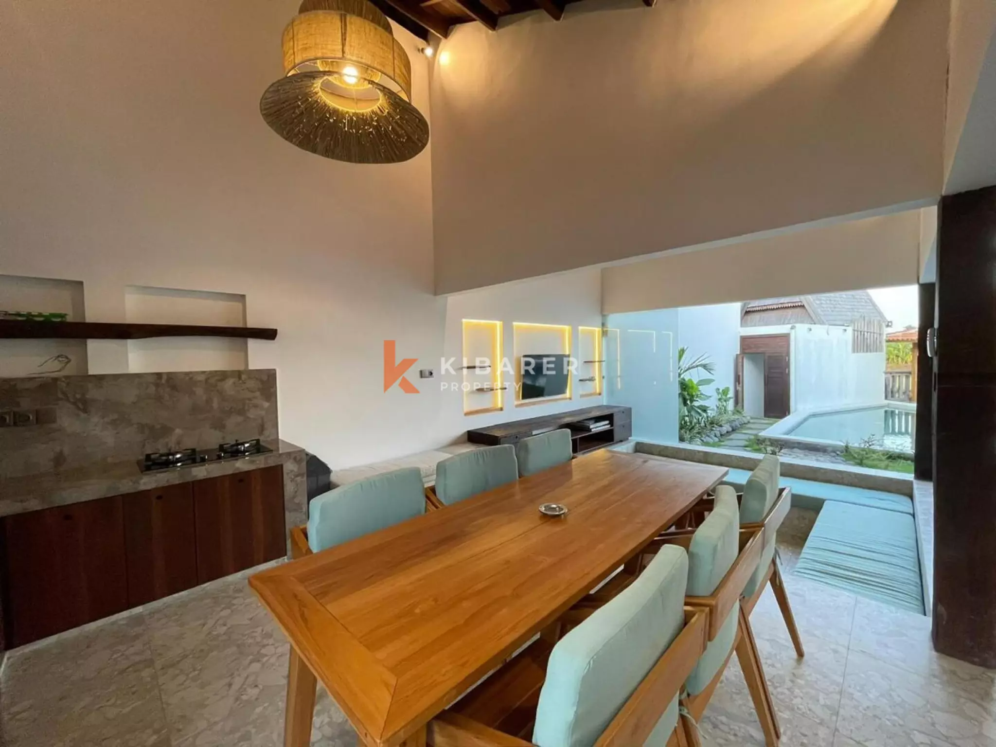 Nature Inspired Three Bedroom Villa with Open Living in Tabanan