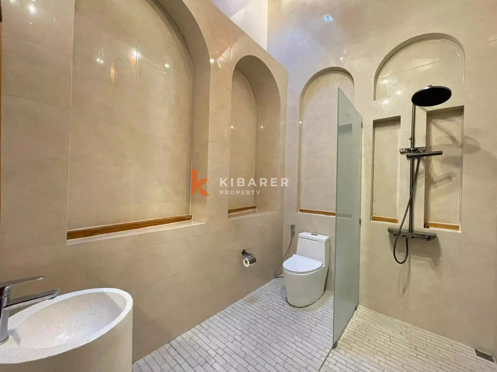 Nature Inspired Three Bedroom Villa with Open Living in Tabanan