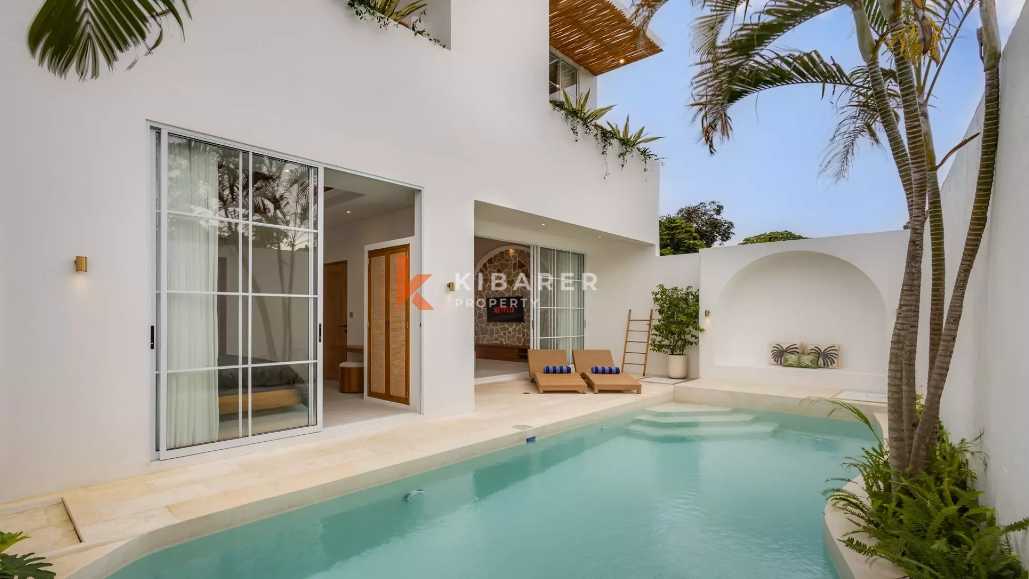 Elegant Three-Bedroom Tropical Villa with Private Pool in Ungasan