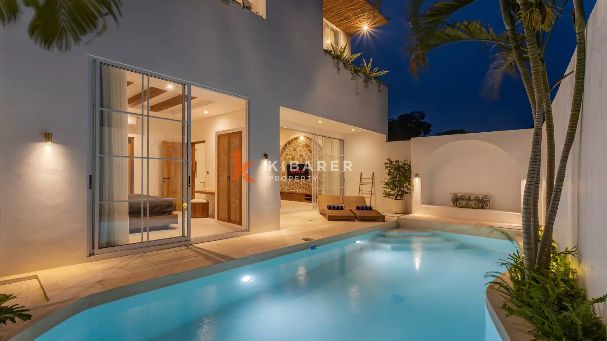 Elegant Three-Bedroom Tropical Villa with Private Pool in Ungasan