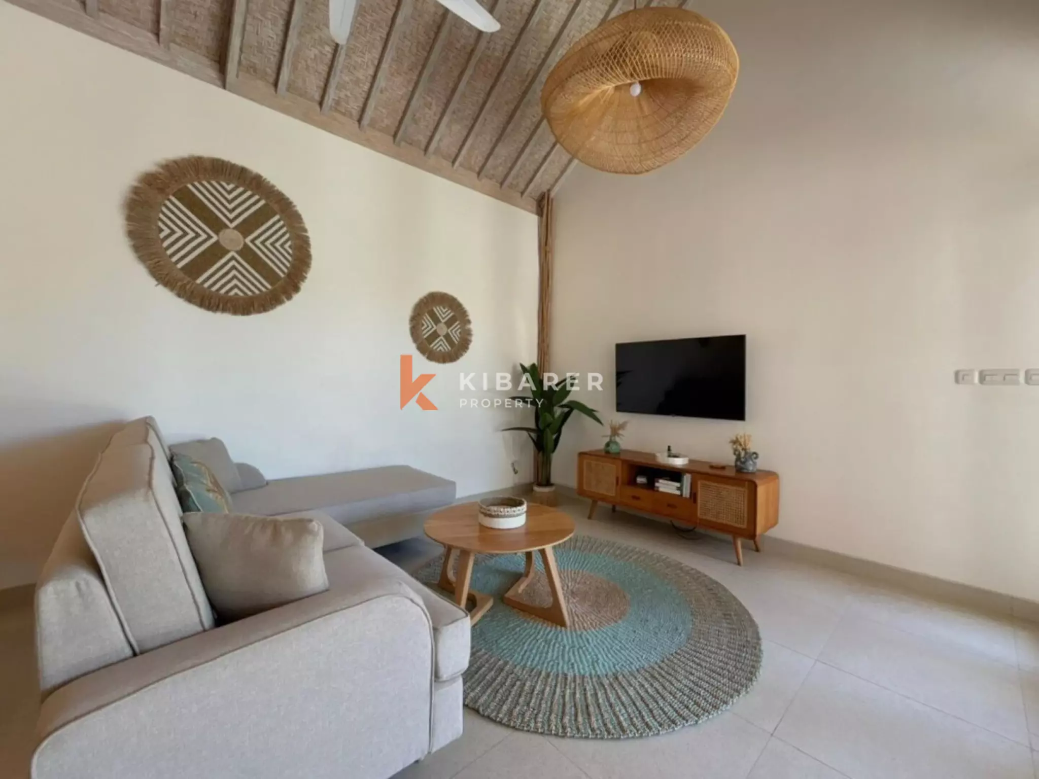 Vila Dua Kamar Tidur Chic Island Escape di Kerobokan