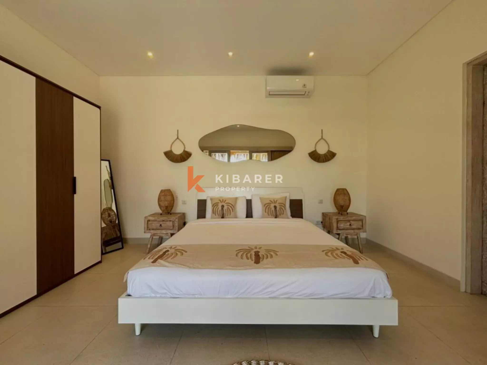 Vila Dua Kamar Tidur Chic Island Escape di Kerobokan
