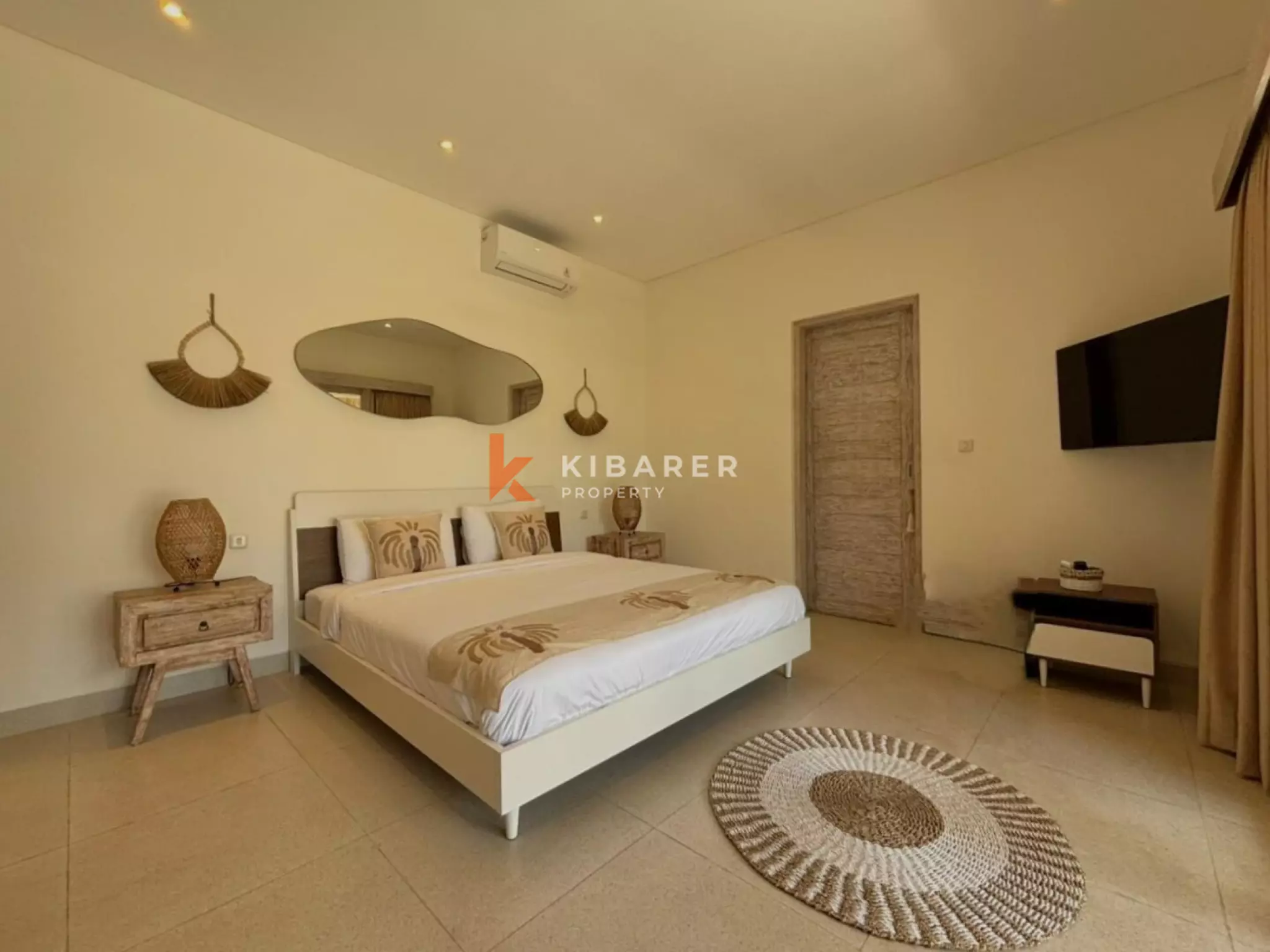 Vila Dua Kamar Tidur Chic Island Escape di Kerobokan