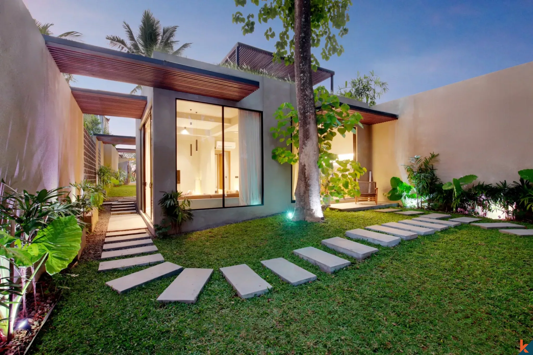 Vila modern untuk disewakan yang terletak di Ubud yang indah