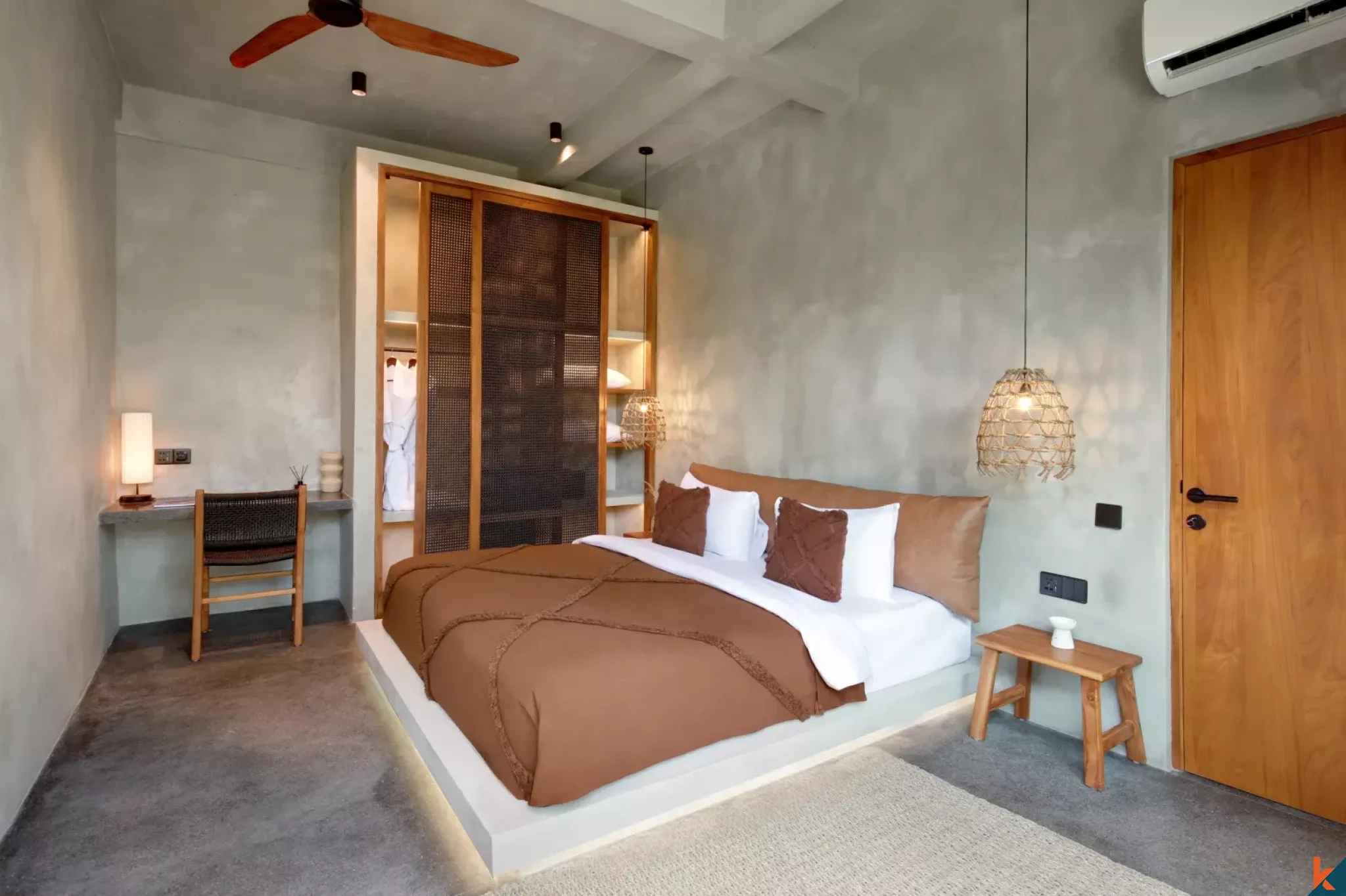 Vila modern untuk disewakan yang terletak di Ubud yang indah