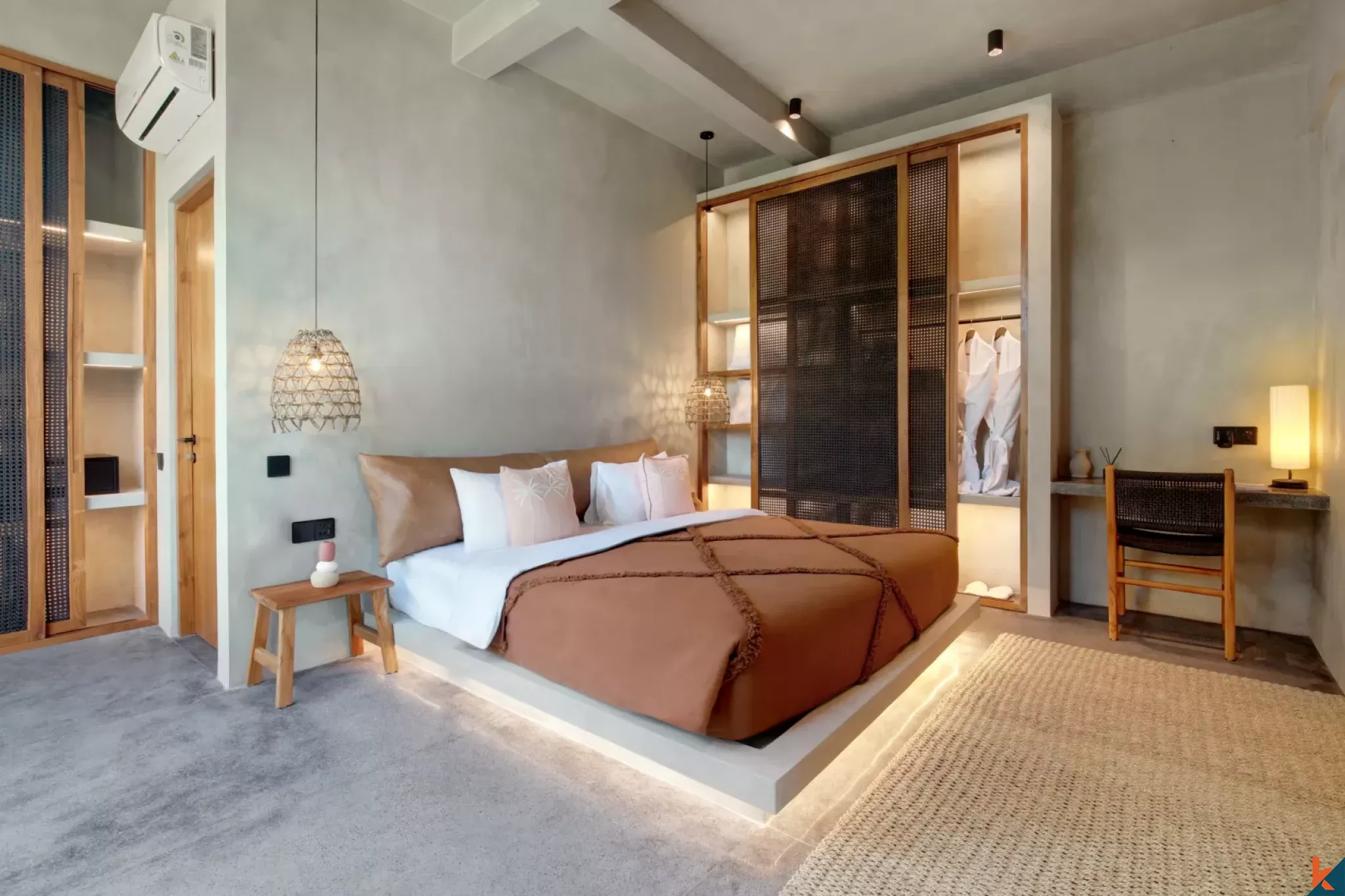 Vila modern untuk disewakan yang terletak di Ubud yang indah