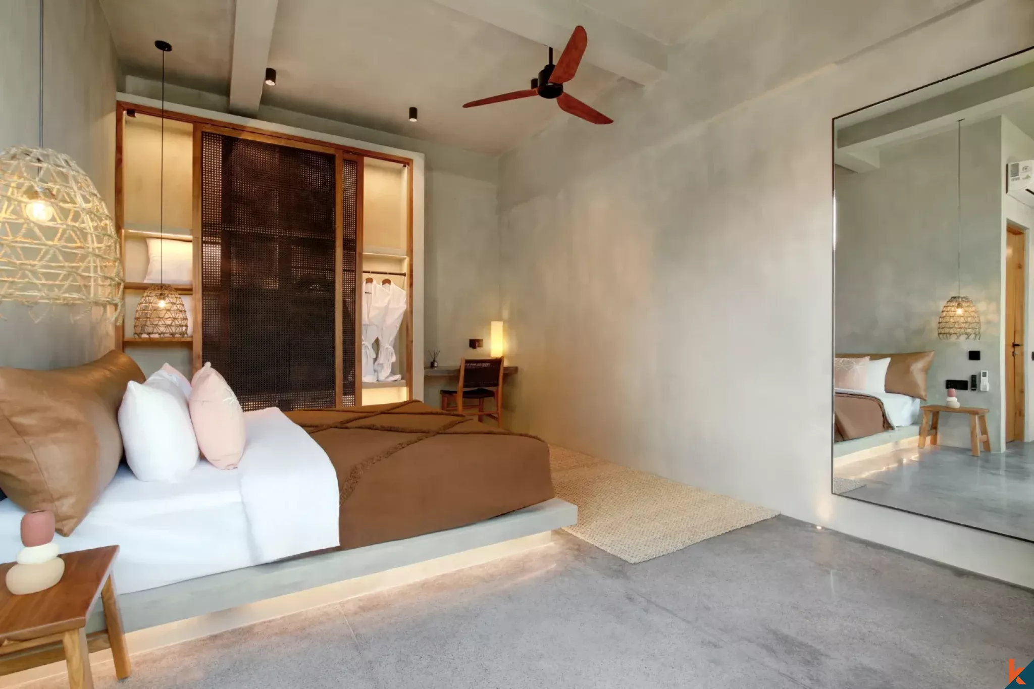 Vila modern untuk disewakan yang terletak di Ubud yang indah