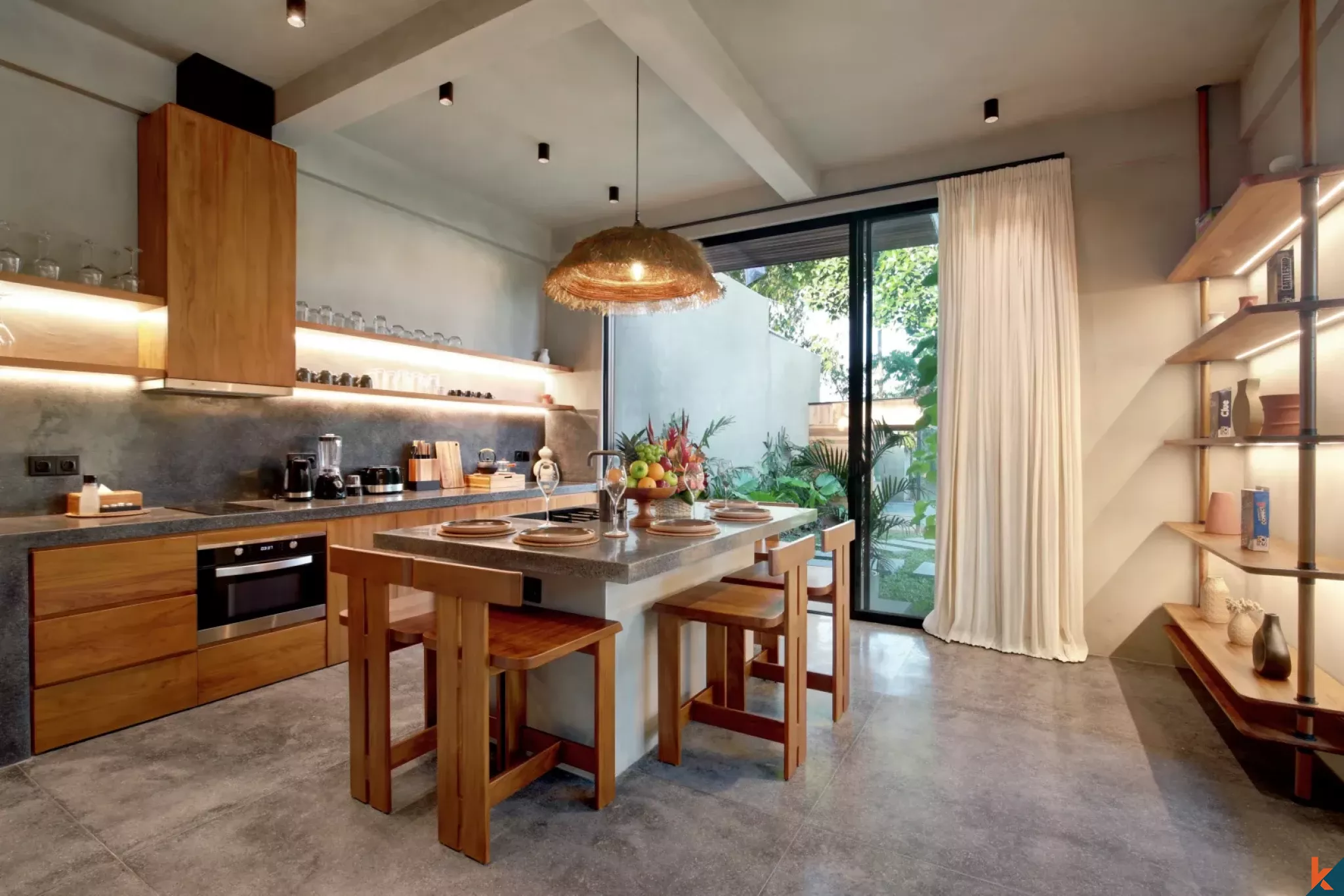 Vila modern untuk disewakan yang terletak di Ubud yang indah