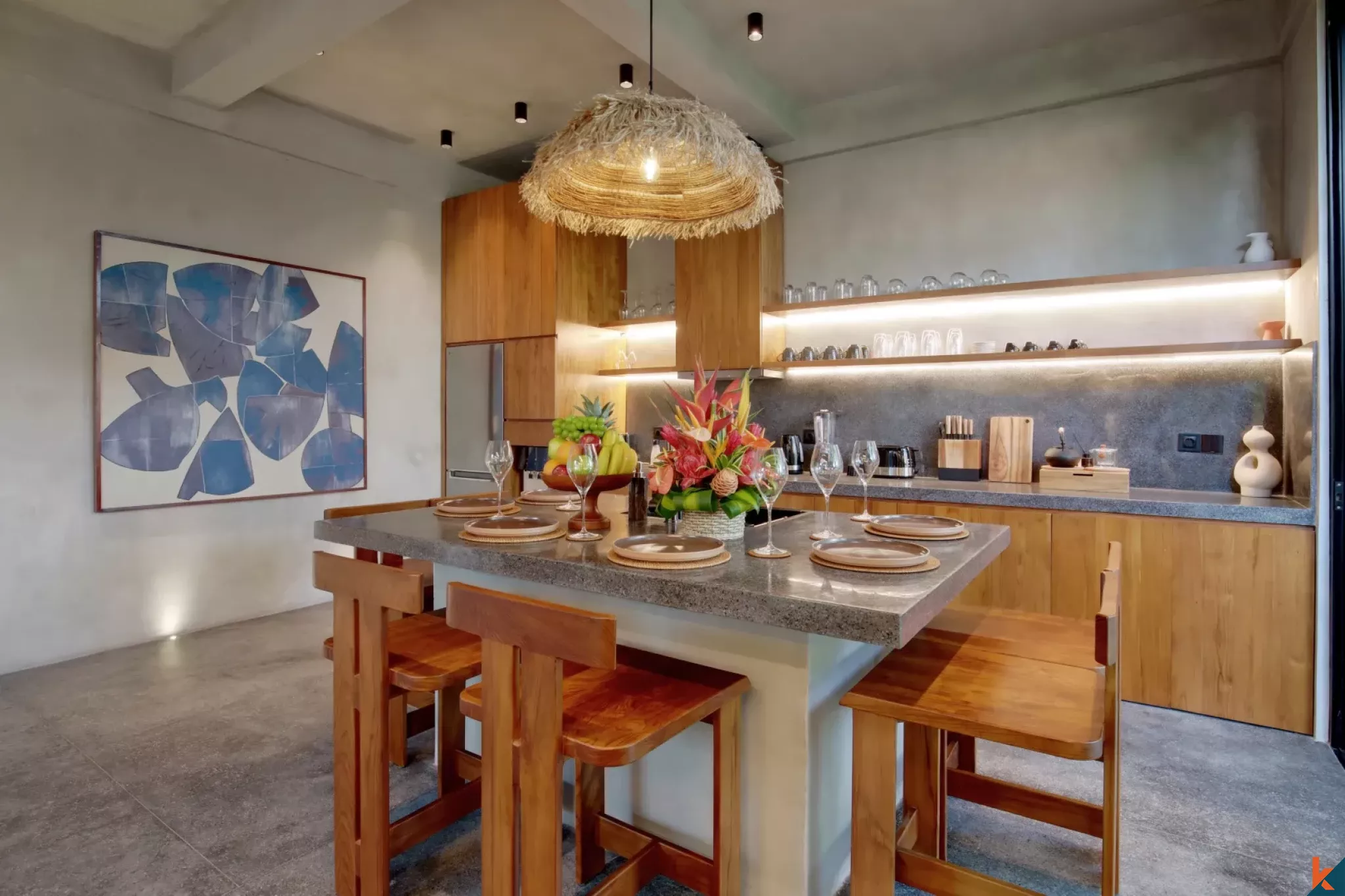 Vila modern untuk disewakan yang terletak di Ubud yang indah