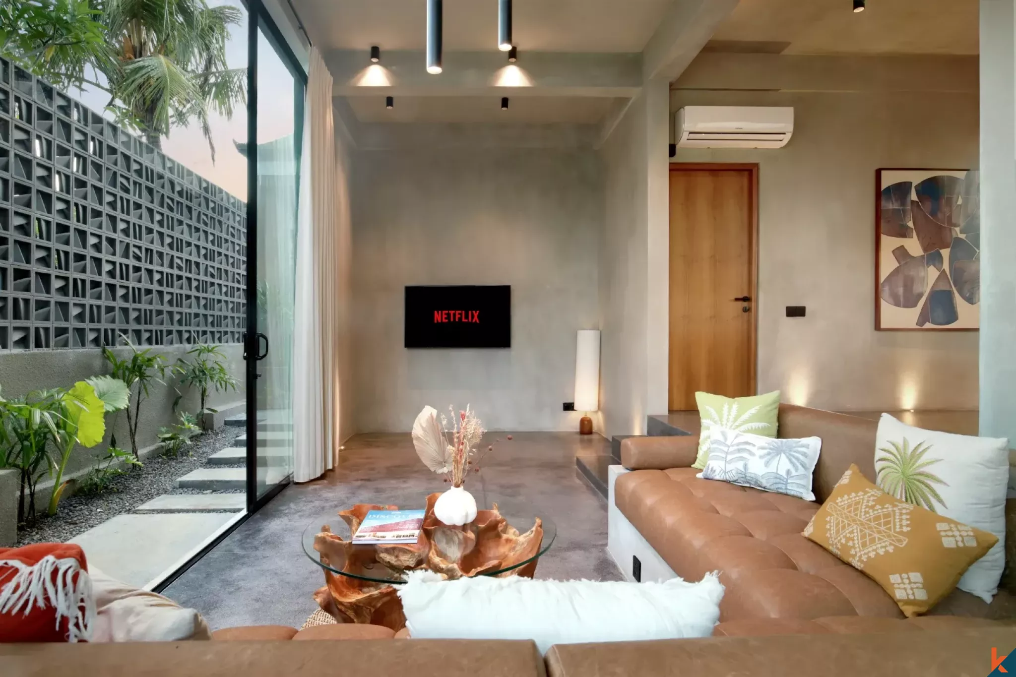 Vila modern untuk disewakan yang terletak di Ubud yang indah