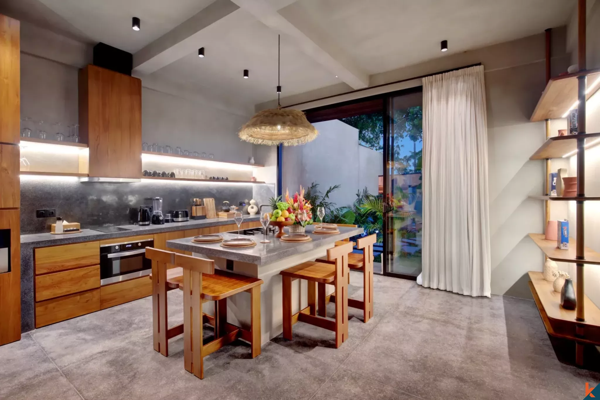 Vila modern untuk disewakan yang terletak di Ubud yang indah