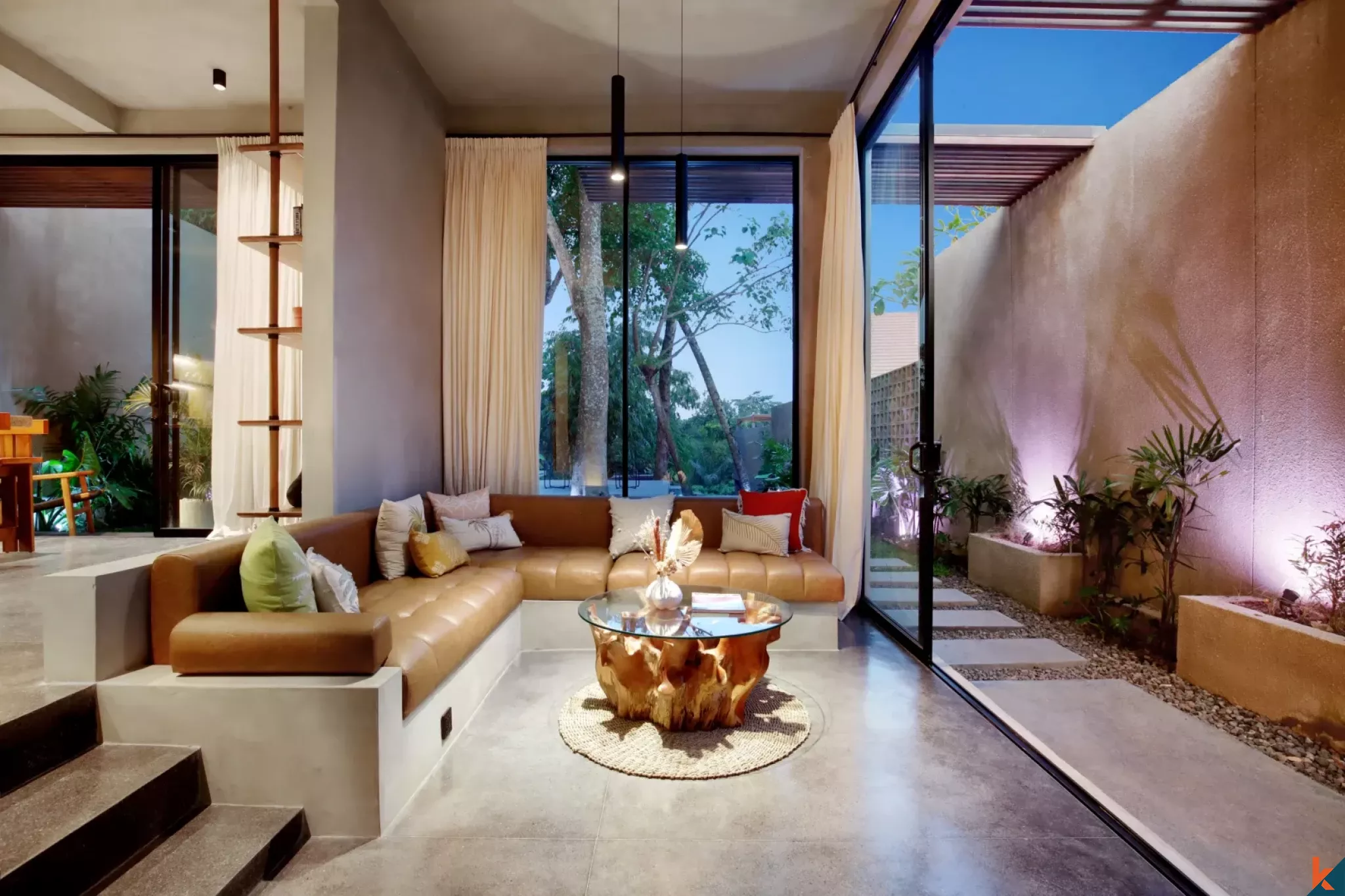 Vila modern untuk disewakan yang terletak di Ubud yang indah