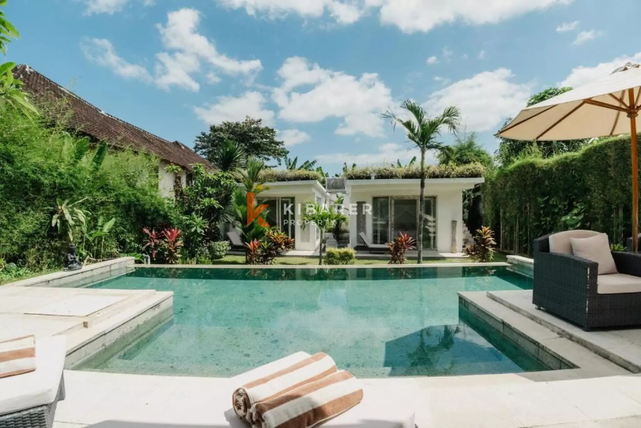 Spacious Four-Bedroom Villa with Large Pool in Tranquil Uma