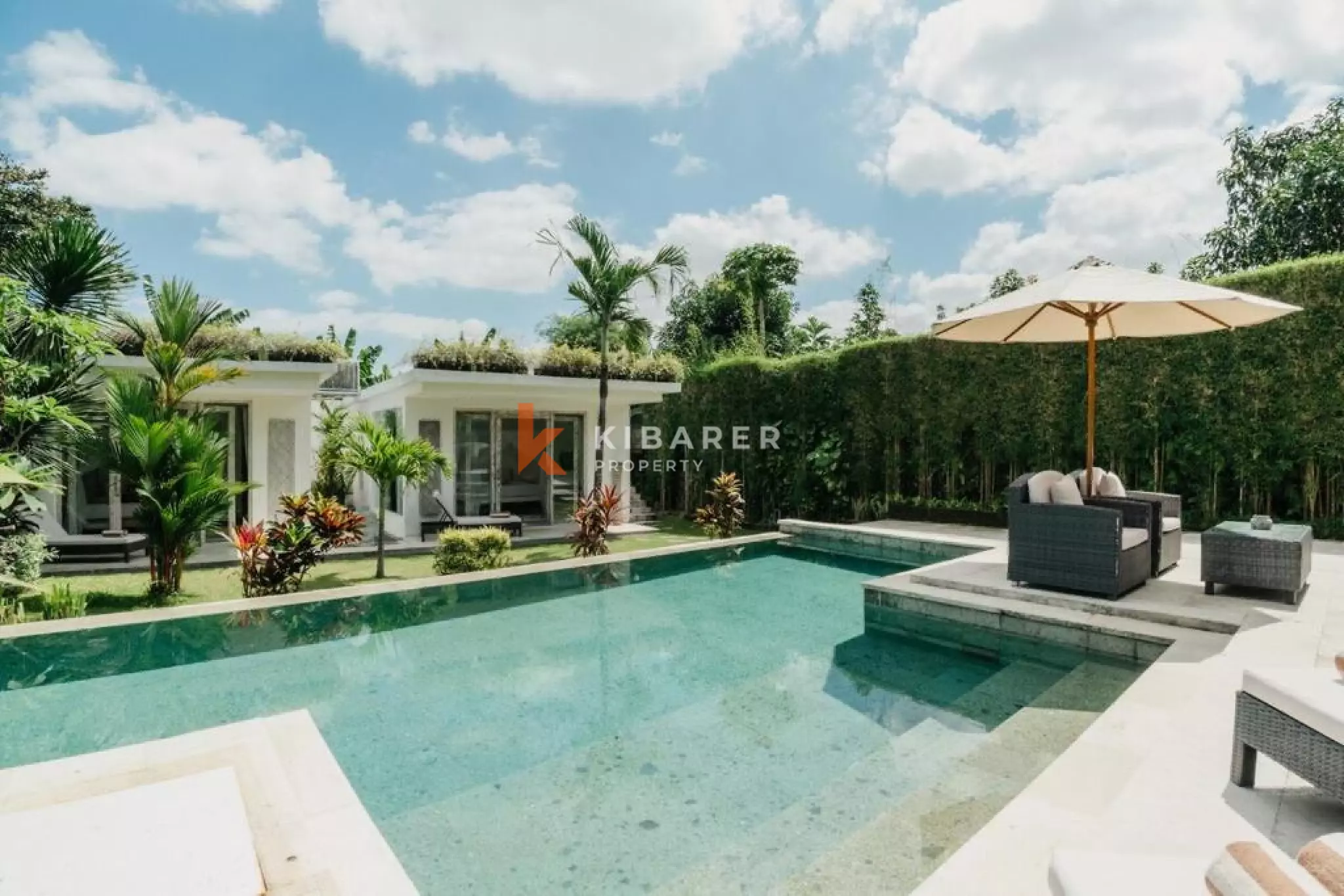 Spacious Four-Bedroom Villa with Large Pool in Tranquil Uma