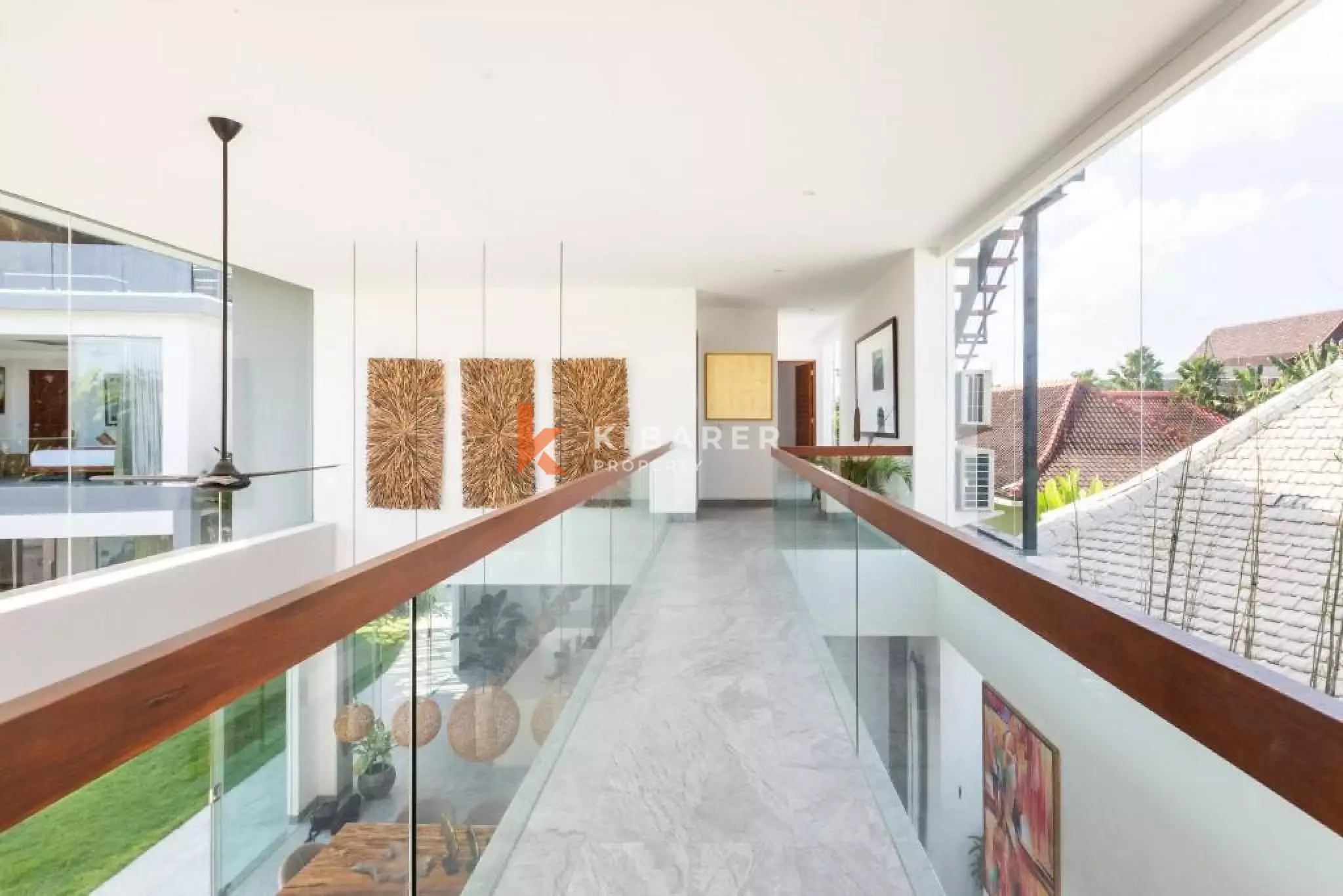 Modern Beachside Five Bedroom Villa with Rooftop Lounge and Sauna Walking away to Berawa Beach