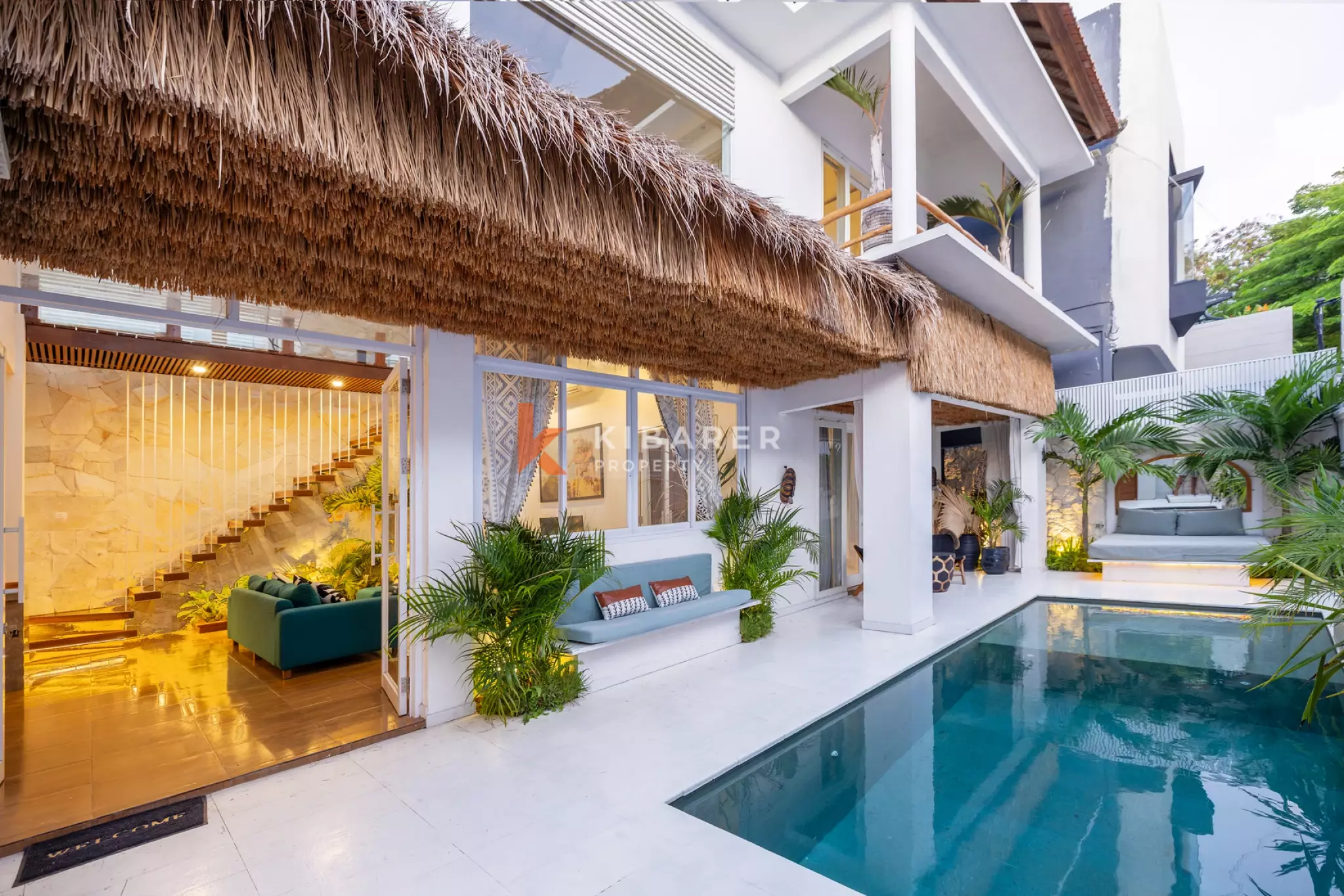 Charming Artistic Two Bedroom Villa Steps from Berawa Beach