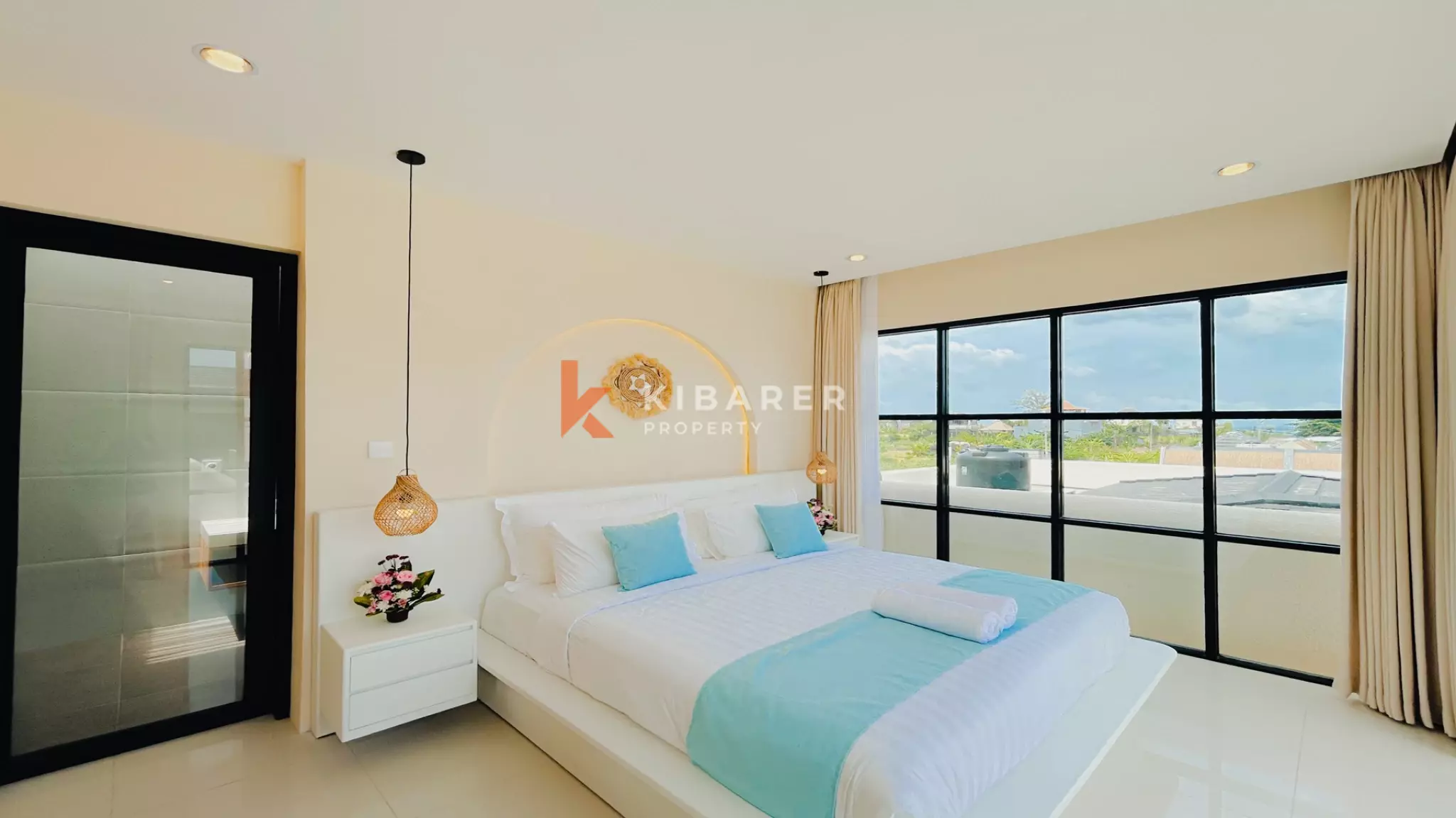 Elegant Tropical Contemporary Three-Bedroom Villa with Private Pool in Sanur