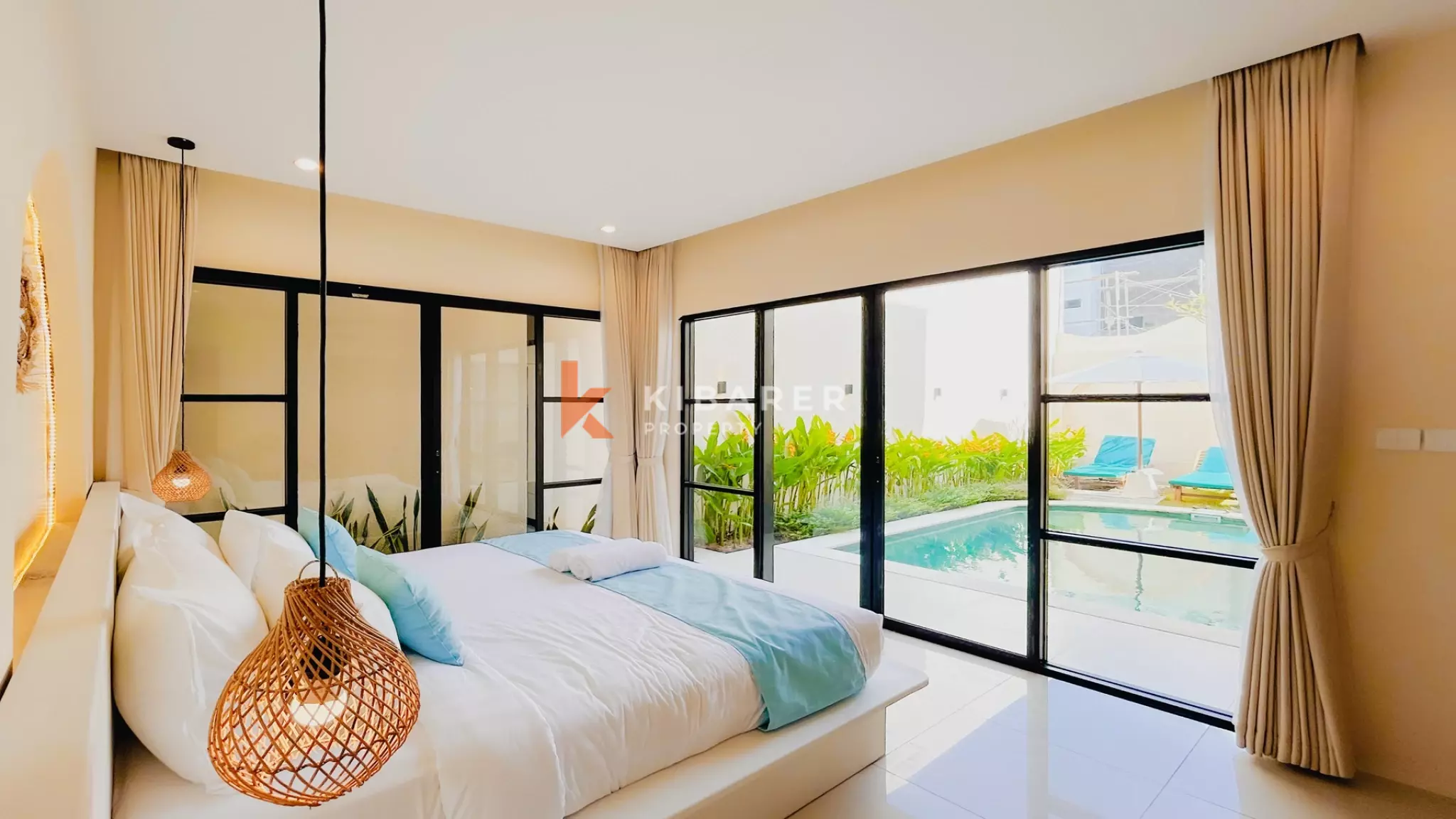 Elegant Tropical Contemporary Three-Bedroom Villa with Private Pool in Sanur