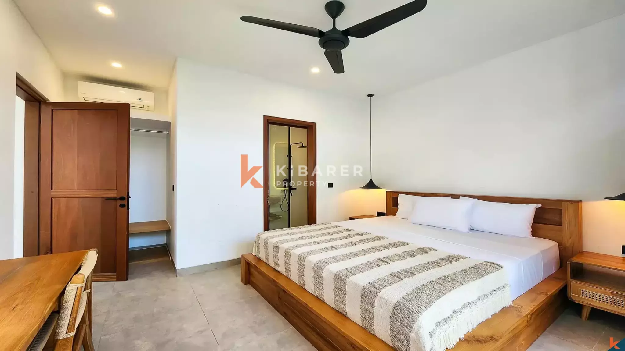 Contemporary Tropical Two-Bedroom Villa with Private Pool in Prime Batu Bolong