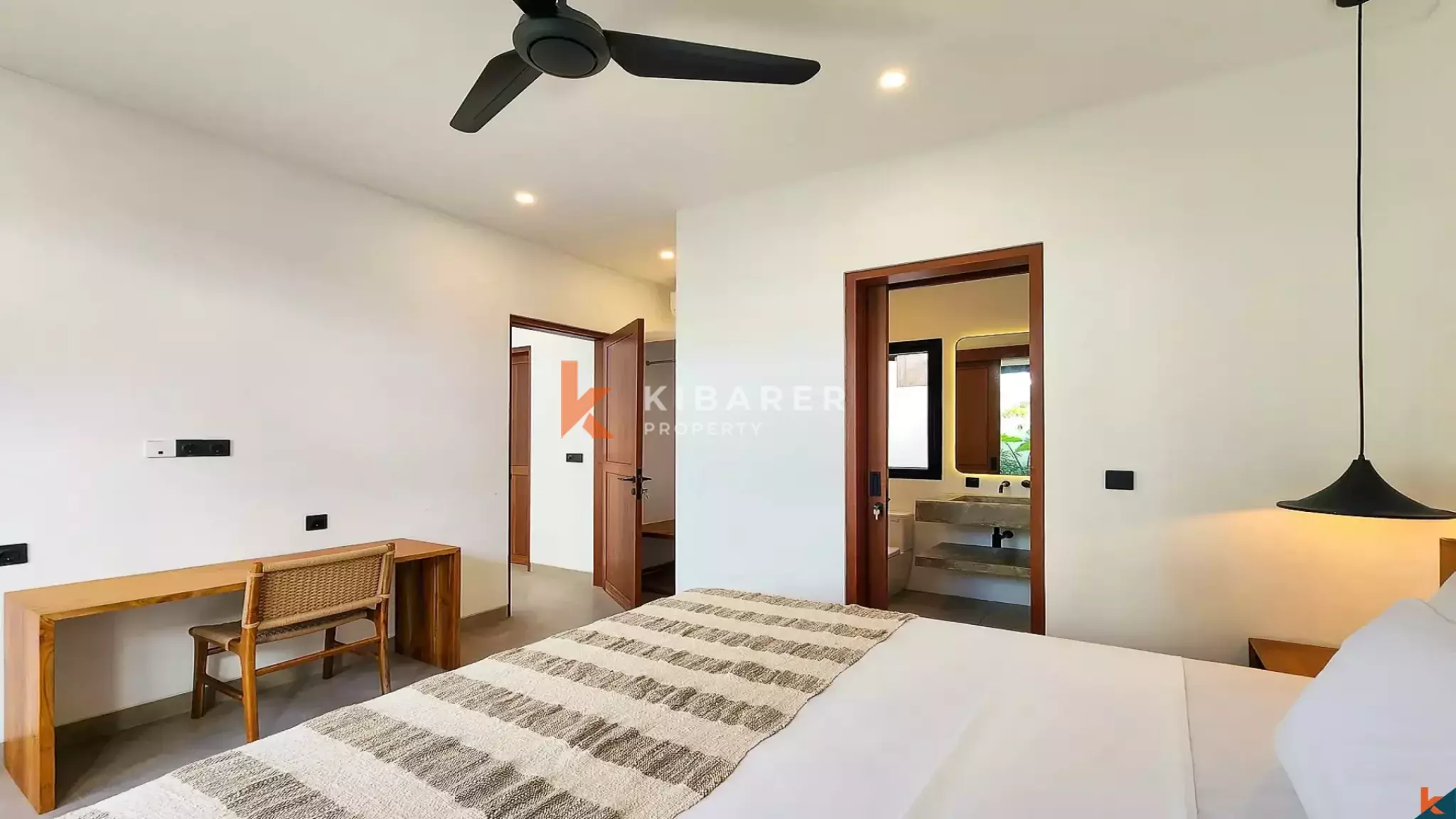 Contemporary Tropical Two-Bedroom Villa with Private Pool in Prime Batu Bolong