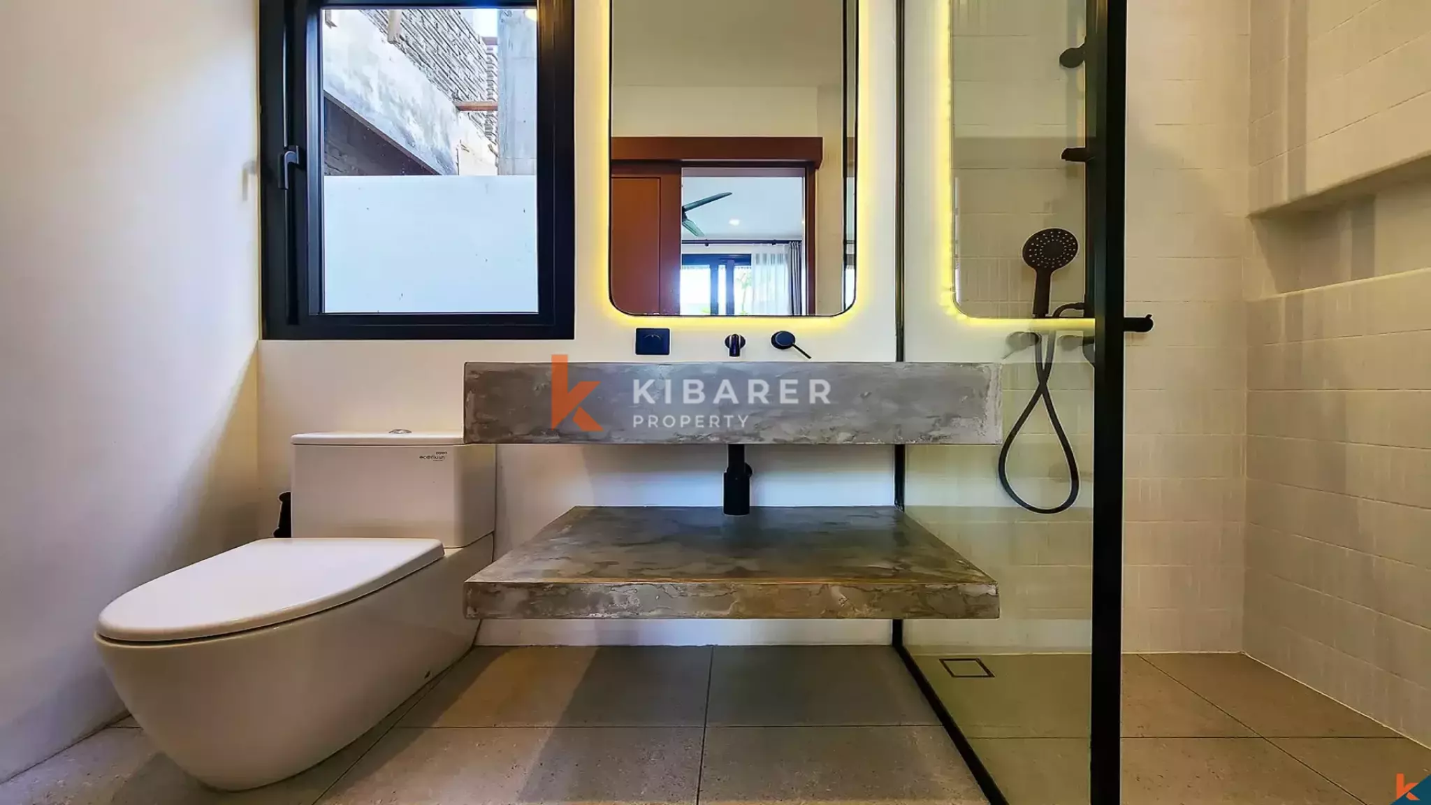 Contemporary Tropical Two-Bedroom Villa with Private Pool in Prime Batu Bolong