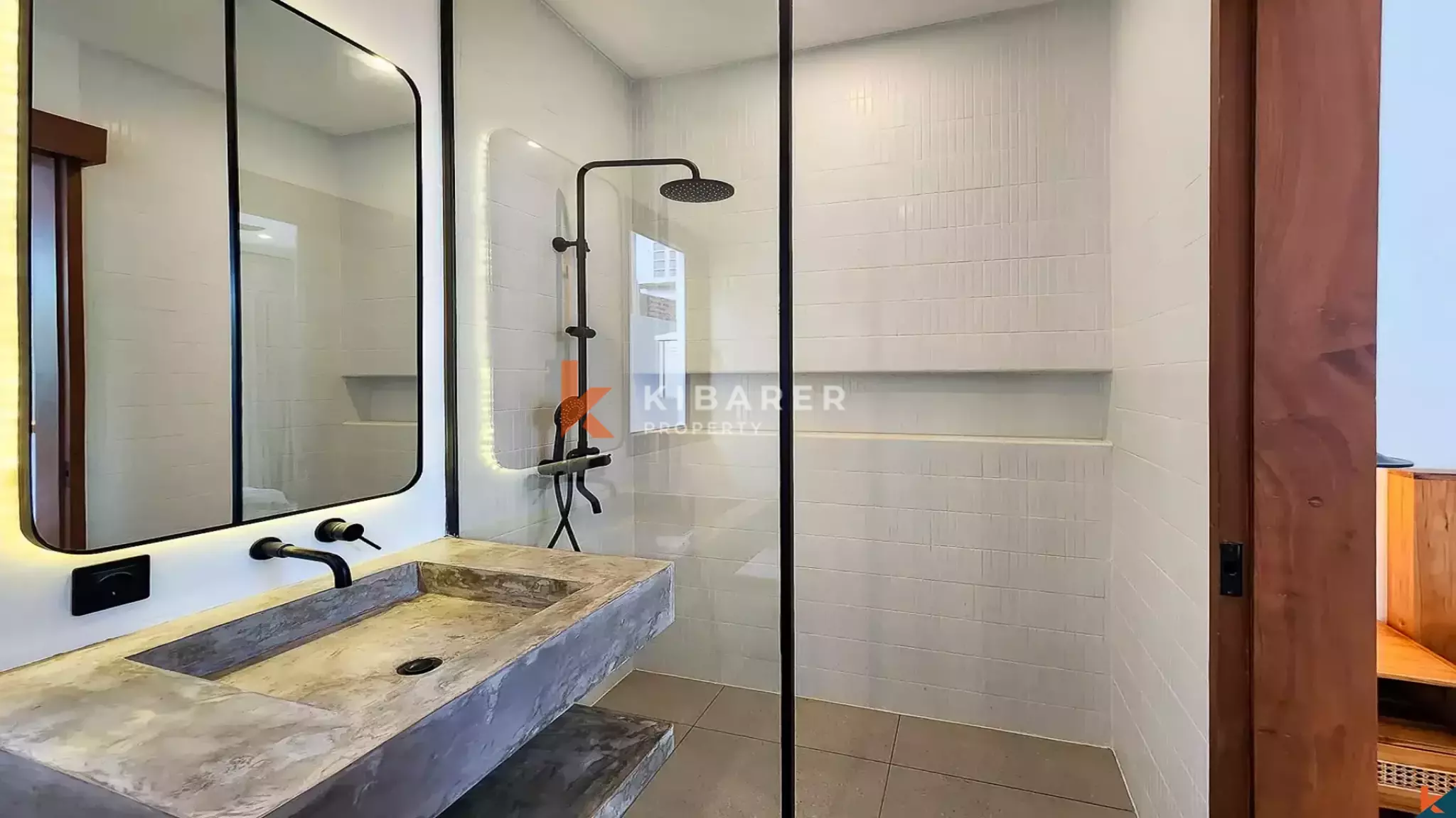 Contemporary Tropical Two-Bedroom Villa with Private Pool in Prime Batu Bolong