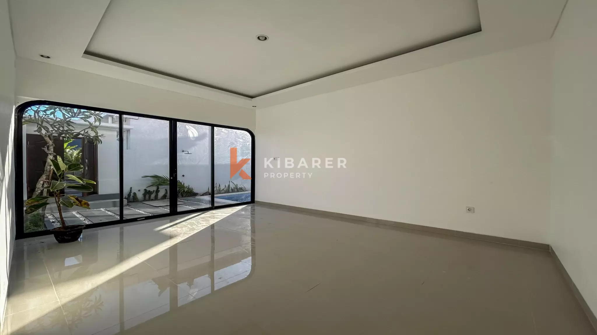 Modern Unfurnished Three-Bedroom Villa with Private Pool in Prime Pererenan Location