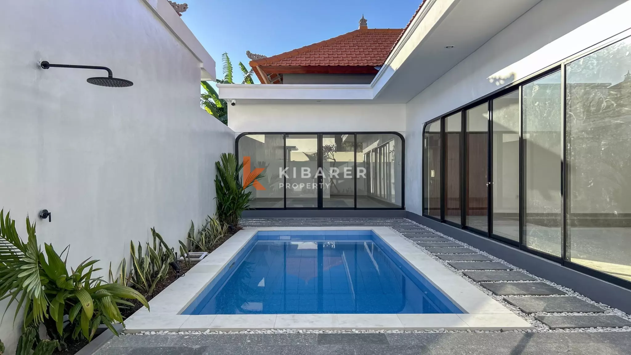 Modern Unfurnished Three-Bedroom Villa with Private Pool in Prime Pererenan Location