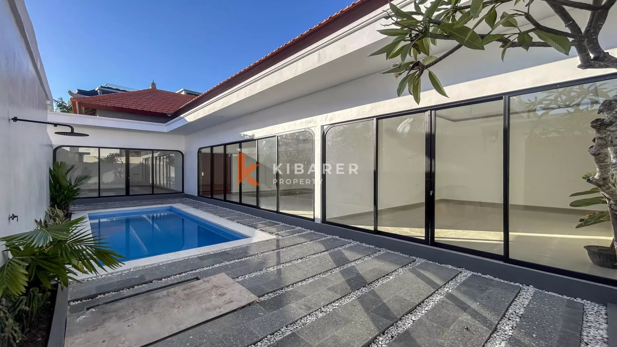 Modern Unfurnished Three-Bedroom Villa with Private Pool in Prime Pererenan Location