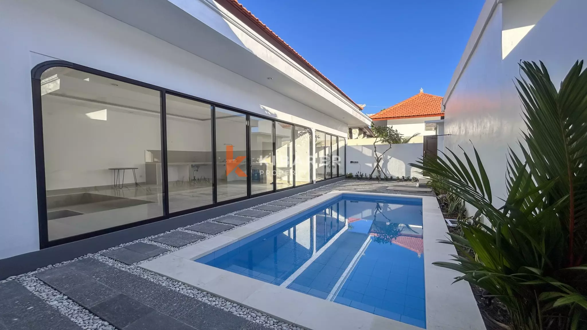 Modern Unfurnished Three-Bedroom Villa with Private Pool in Prime Pererenan Location