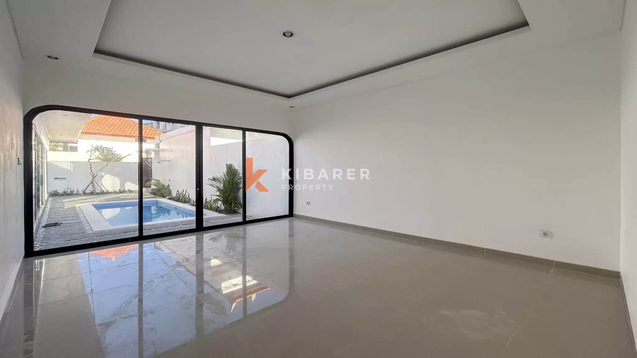 Modern Unfurnished Three-Bedroom Villa with Private Pool in Prime Pererenan Location