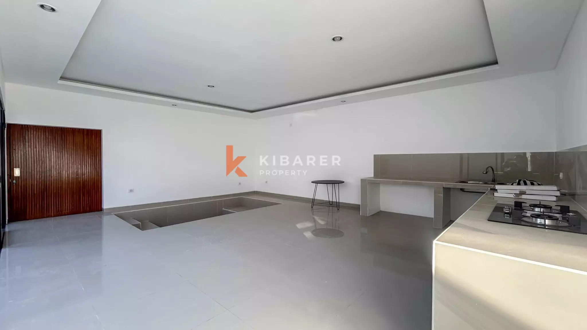 Modern Unfurnished Three-Bedroom Villa with Private Pool in Prime Pererenan Location