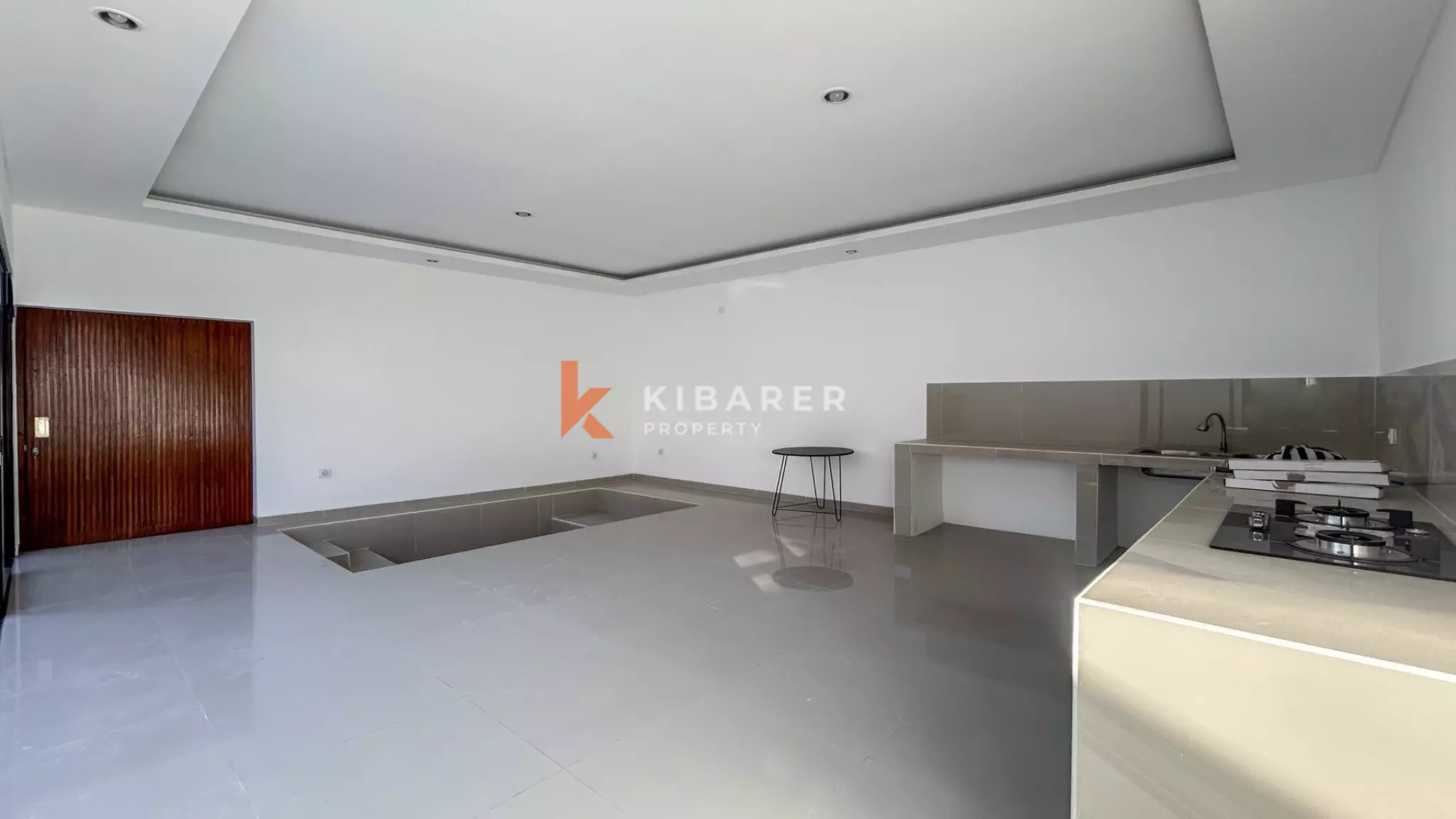 Modern Unfurnished Three-Bedroom Villa with Private Pool in Prime Pererenan Location