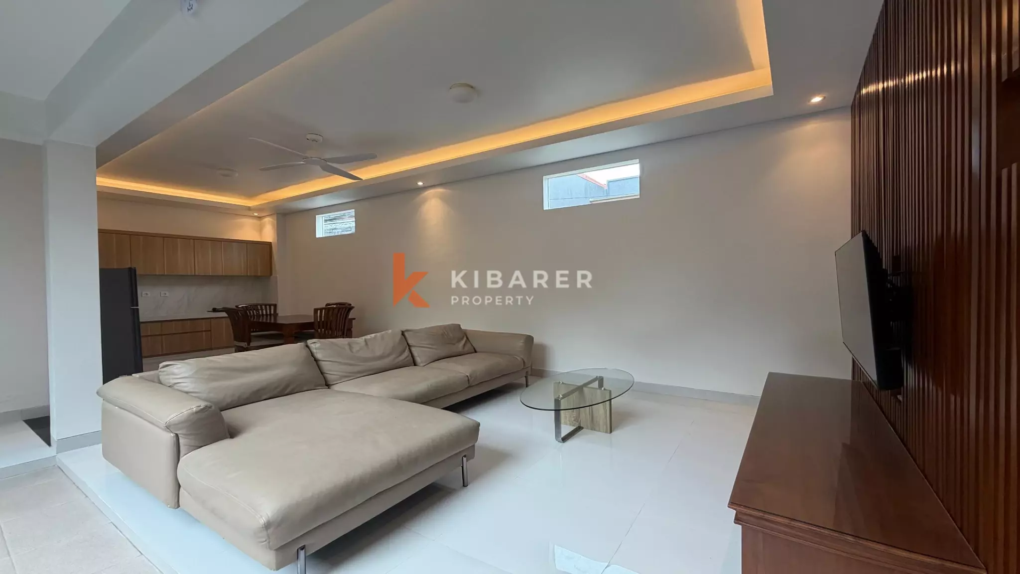 Minimalist Modern Two-Bedrooms Villa with Flexible Living in Kerobokan