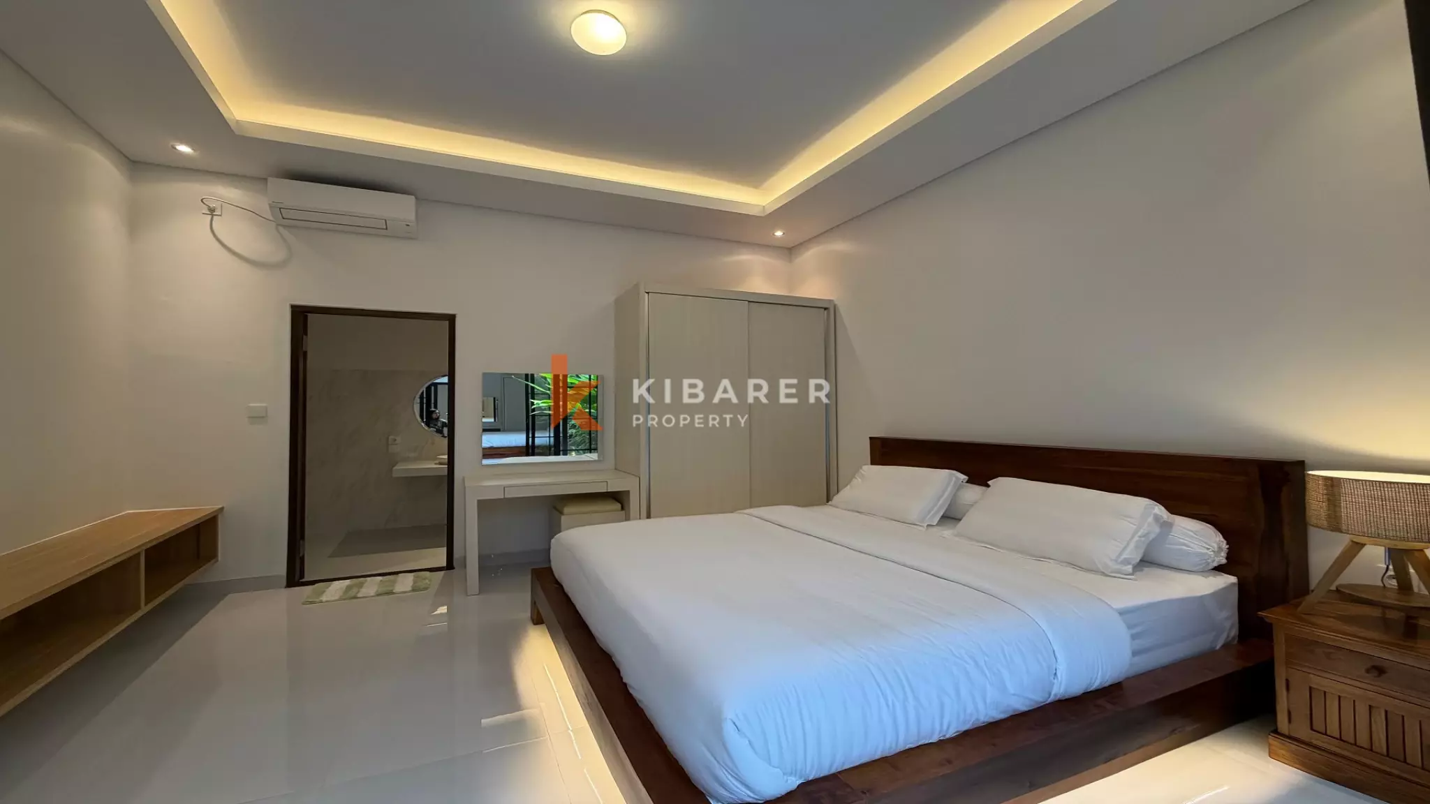 Minimalist Modern Two-Bedrooms Villa with Flexible Living in Kerobokan