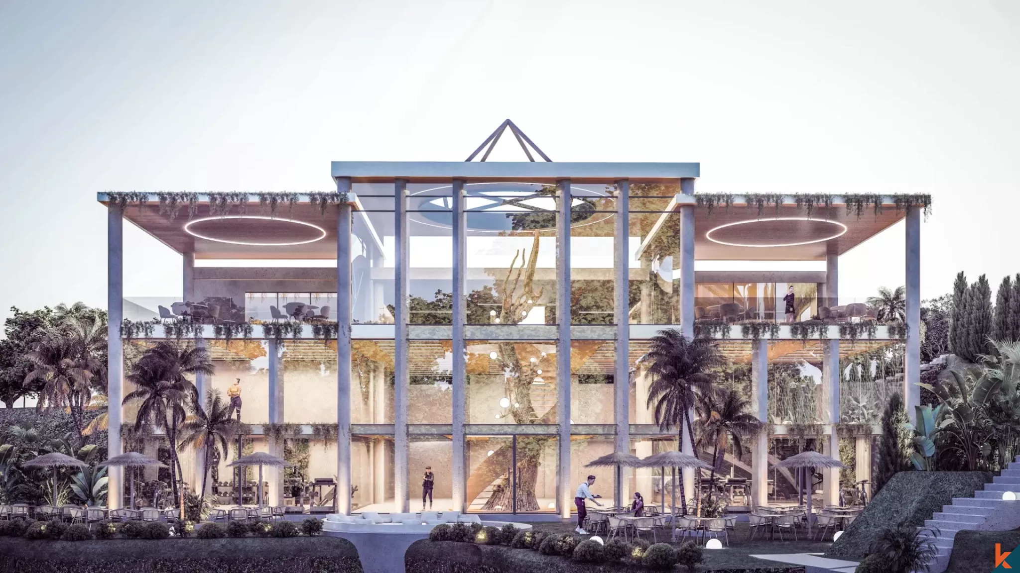 Apartemen Loft Satu Kamar Tidur yang Chic untuk Disewa di Cepaka yang Tenang