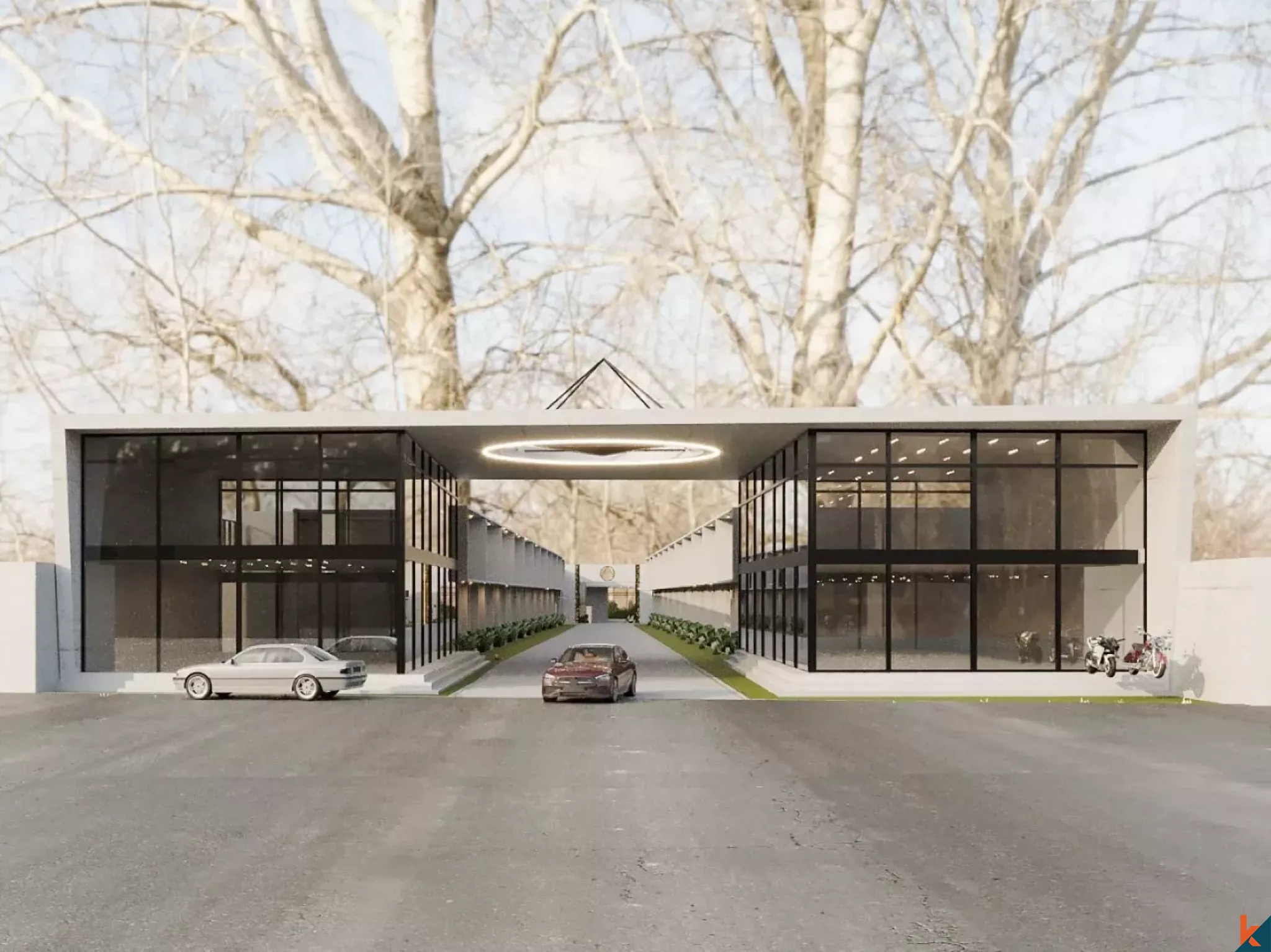 Apartemen Loft Satu Kamar Tidur yang Chic untuk Disewa di Cepaka yang Tenang