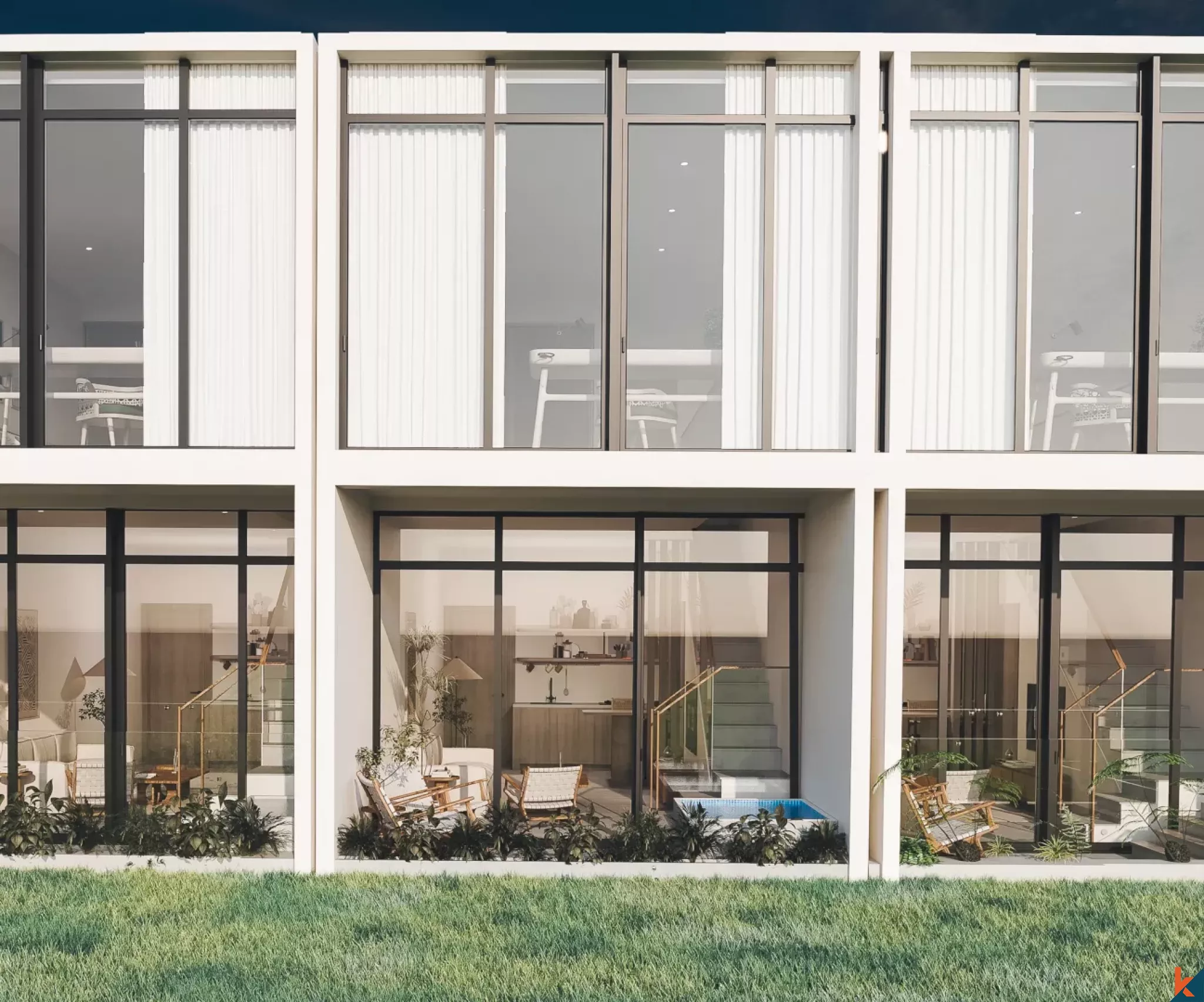 Apartemen Loft Satu Kamar Tidur yang Chic untuk Disewa di Cepaka yang Tenang