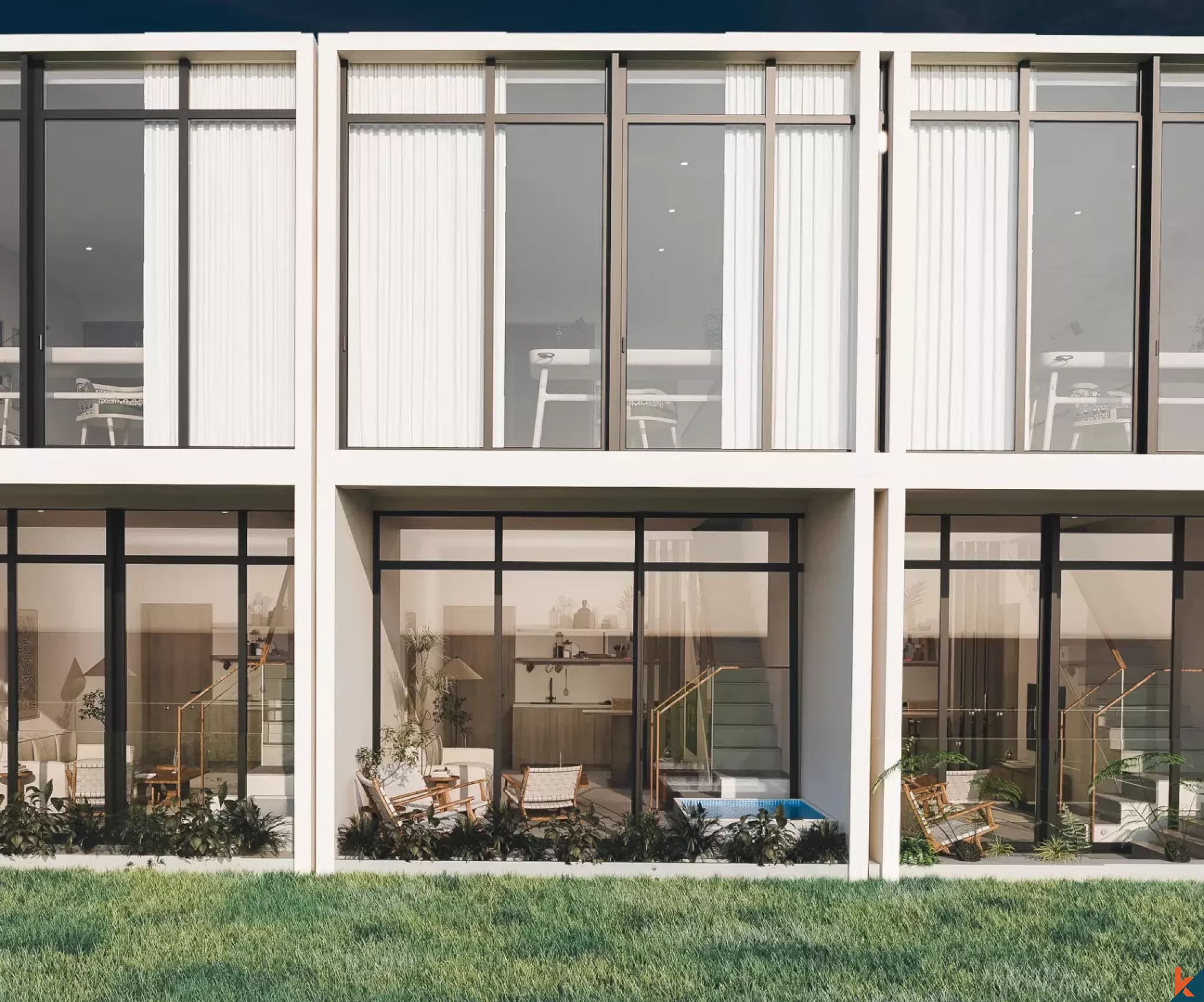 Apartemen Loft Satu Kamar Tidur yang Chic untuk Disewa di Cepaka yang Tenang