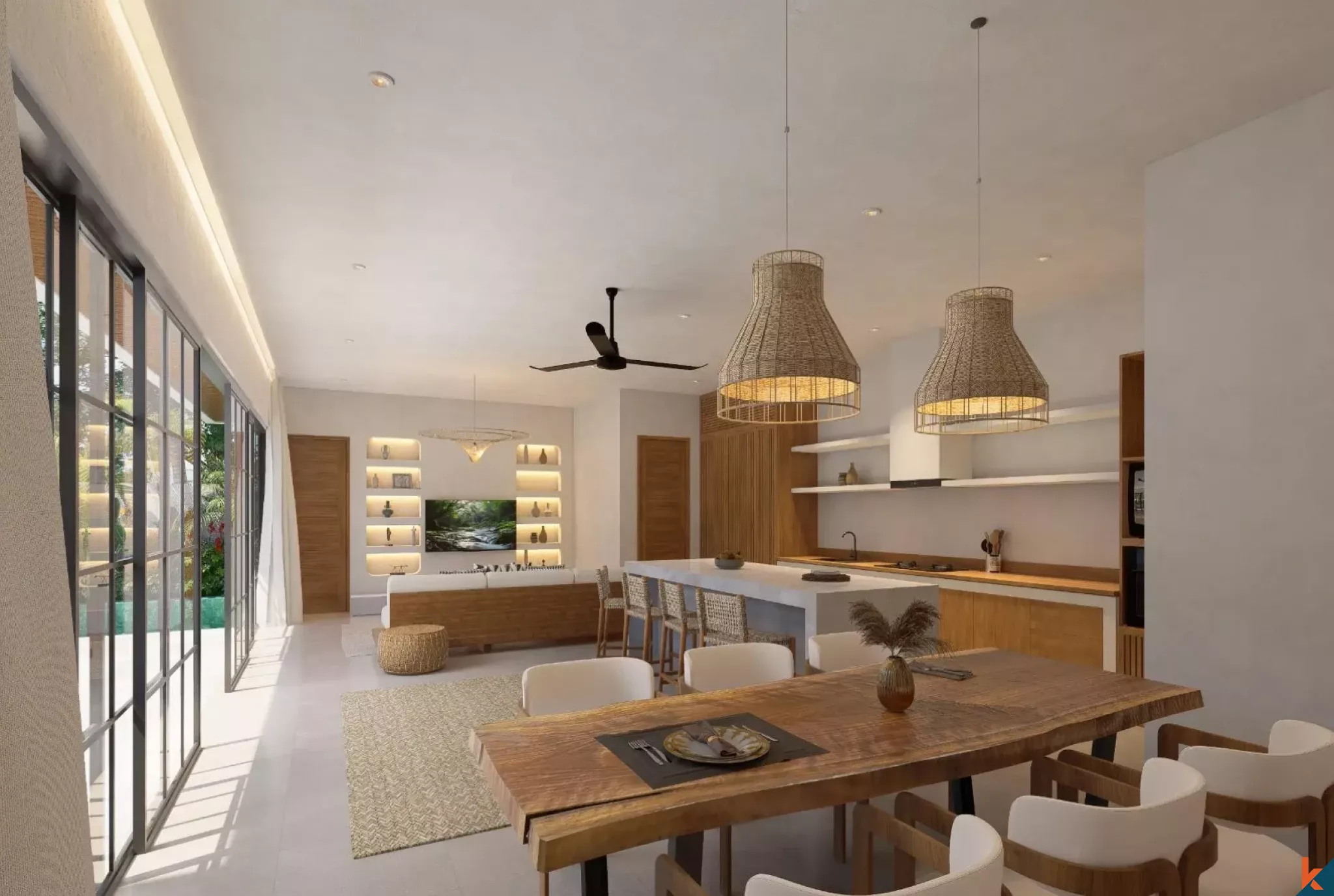 Brand New Modern Three Bedroom Leasehold Villa in Ubud – Sibang