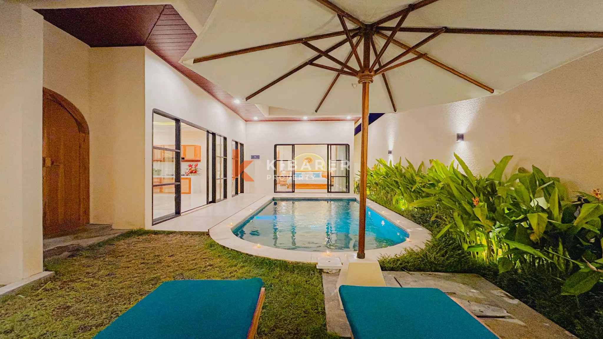 Modern Tropical Two-Bedroom Villa with Private Pool in Prime Sanur Location