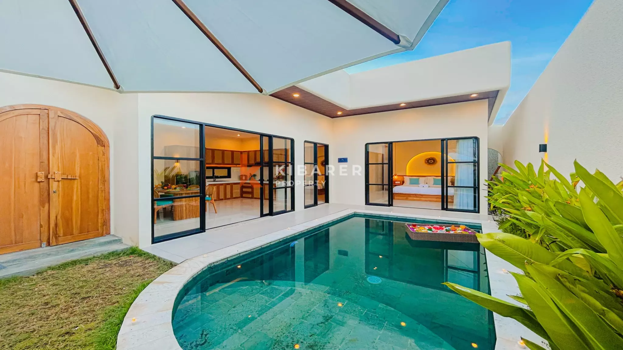 Modern Tropical Two-Bedroom Villa with Private Pool in Prime Sanur Location