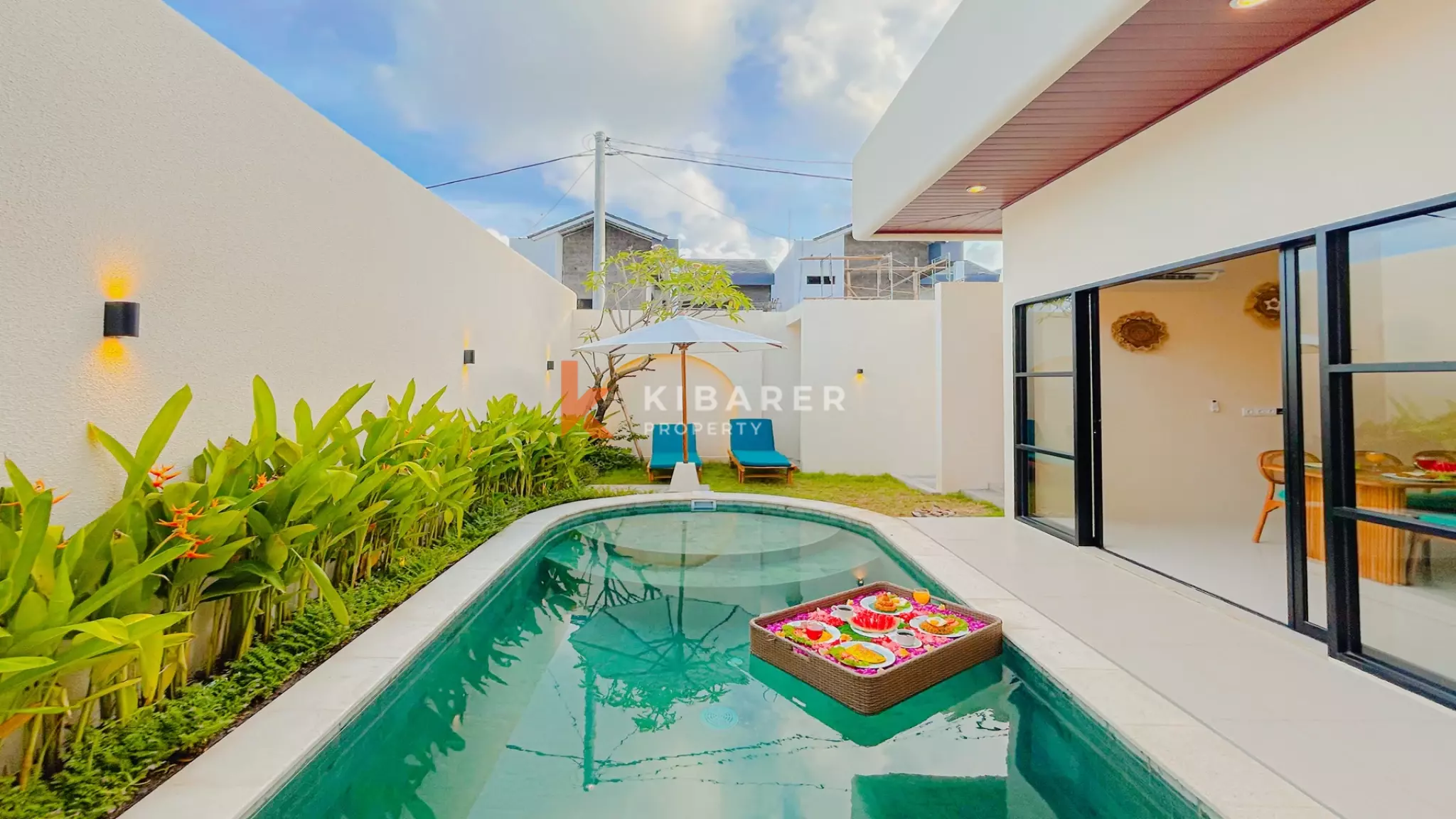 Modern Tropical Two-Bedroom Villa with Private Pool in Prime Sanur Location