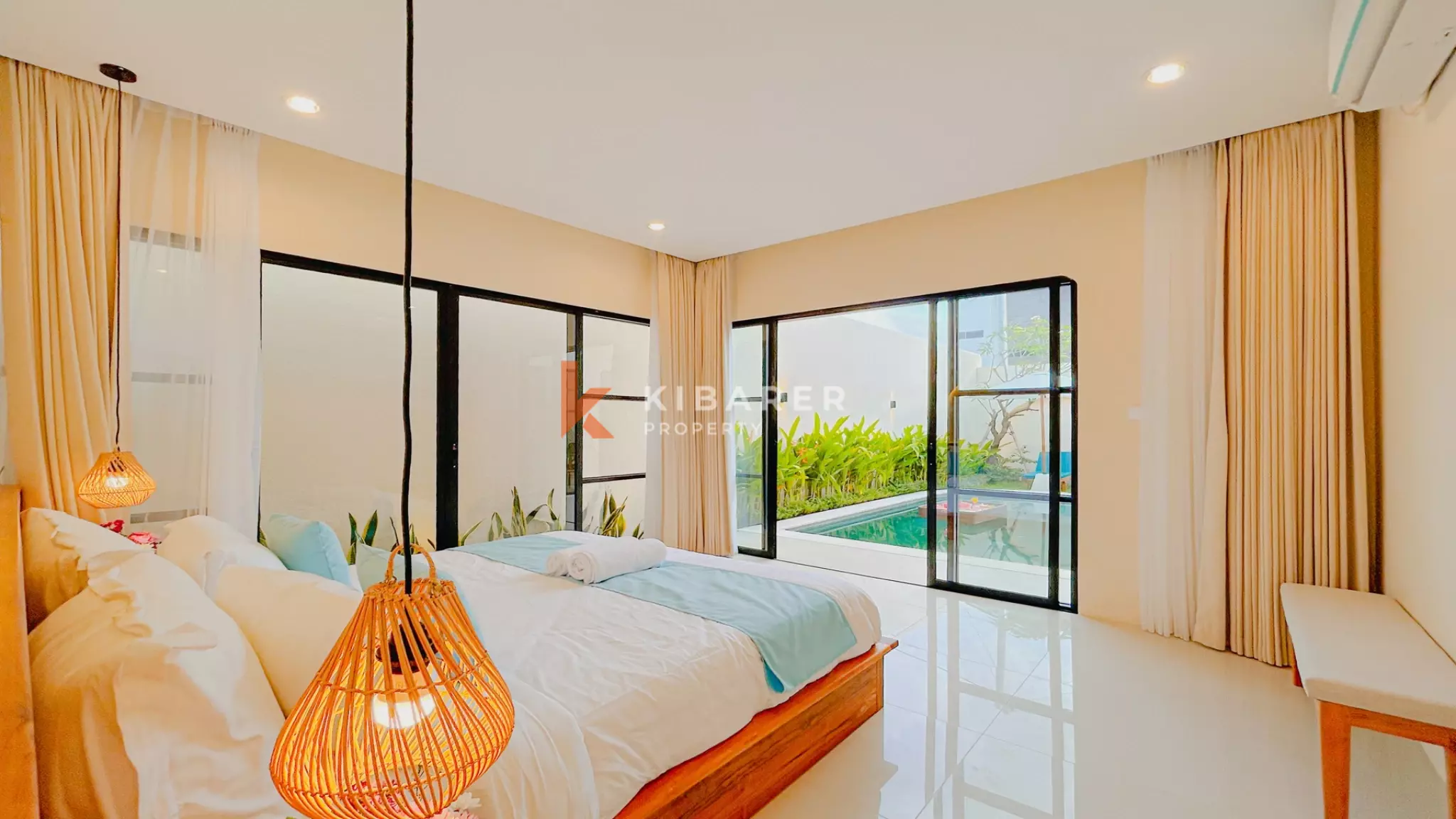 Modern Tropical Two-Bedroom Villa with Private Pool in Prime Sanur Location