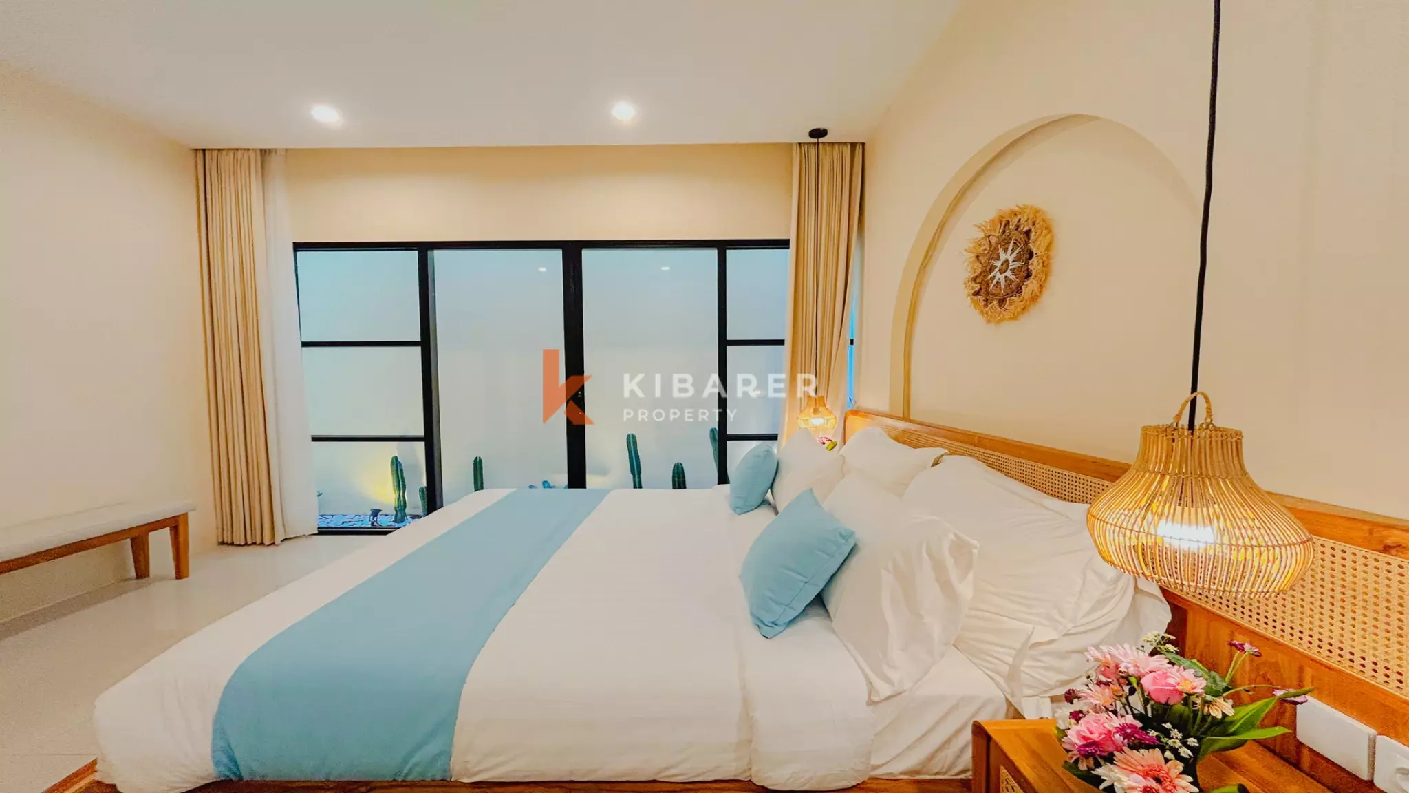 Modern Tropical Two-Bedroom Villa with Private Pool in Prime Sanur Location