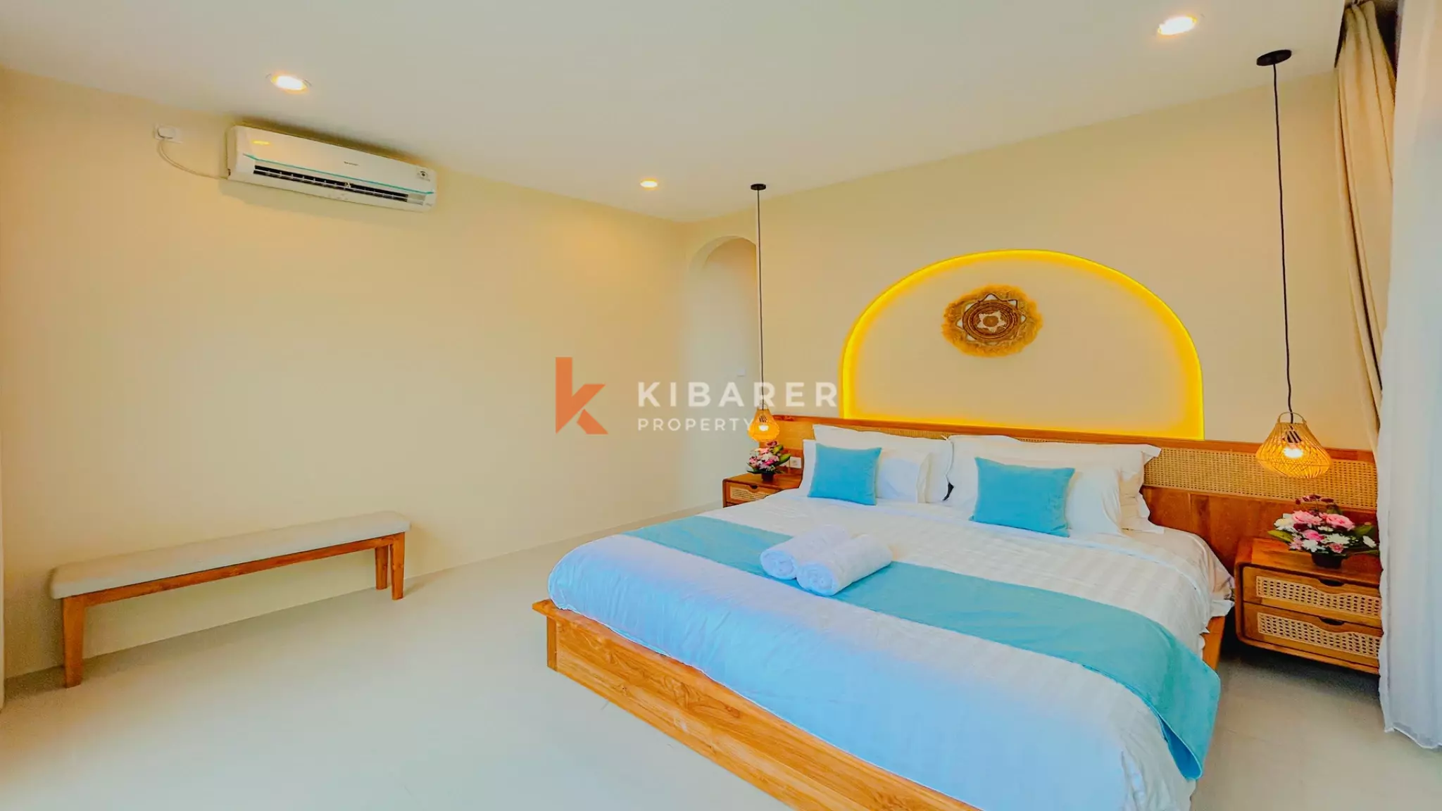 Modern Tropical Two-Bedroom Villa with Private Pool in Prime Sanur Location